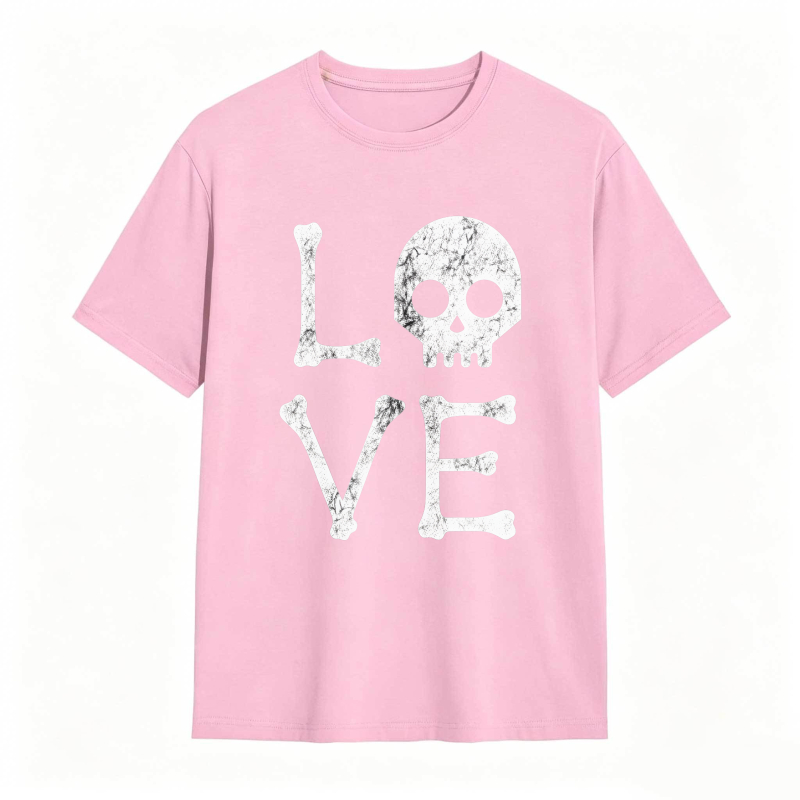 Dorawear™Love Skull Design Unisex Classic T-shirt