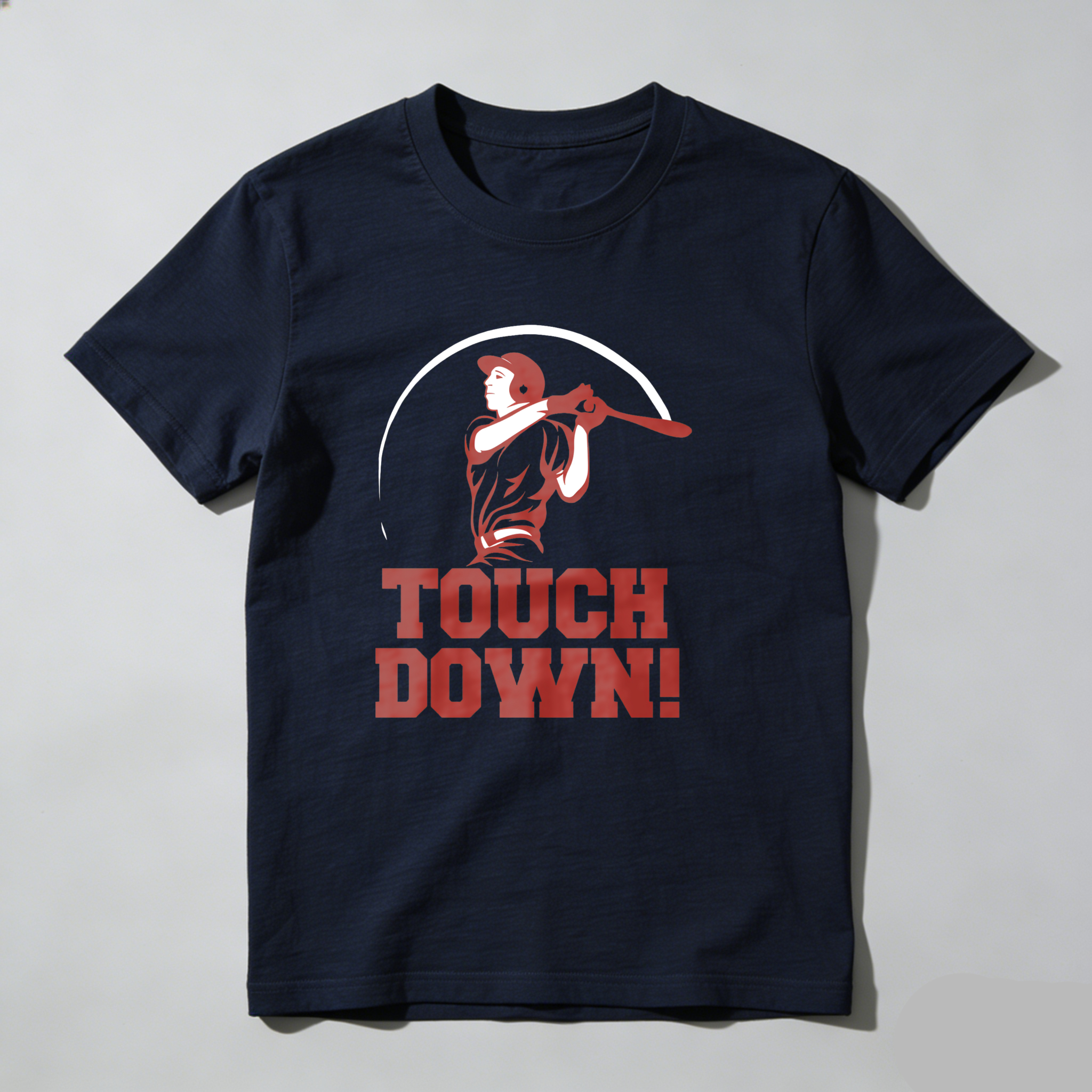 Dorawear™ Touch Down Baseball Player Swing  T Shirt