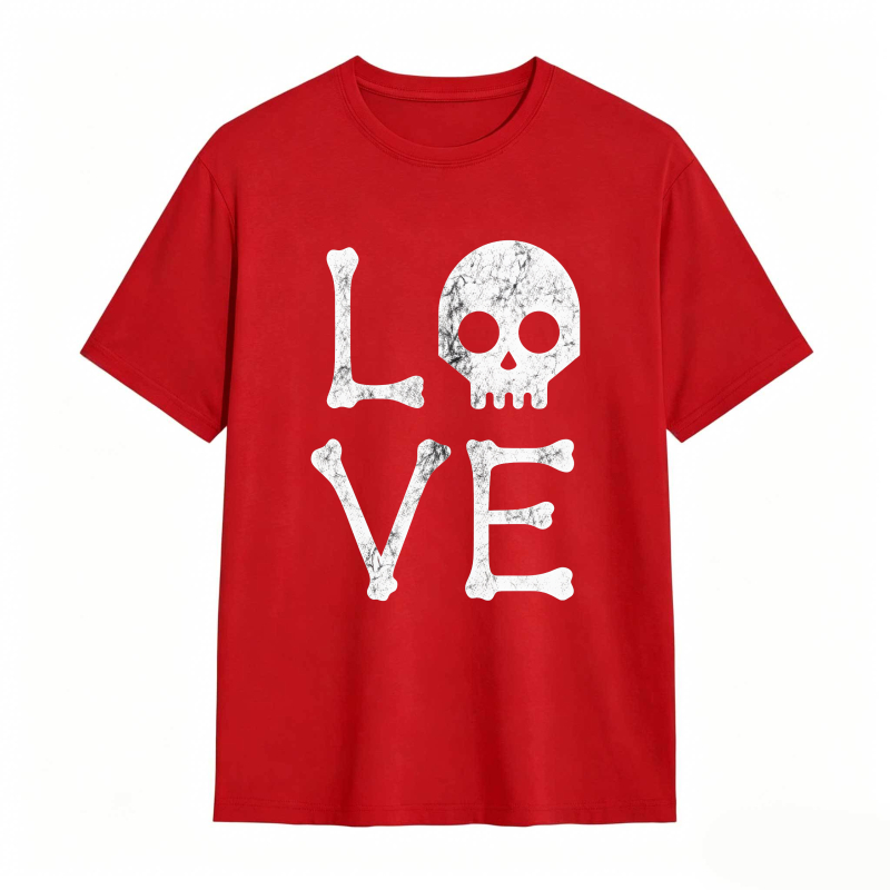 Dorawear™Love Skull Design Unisex Classic T-shirt