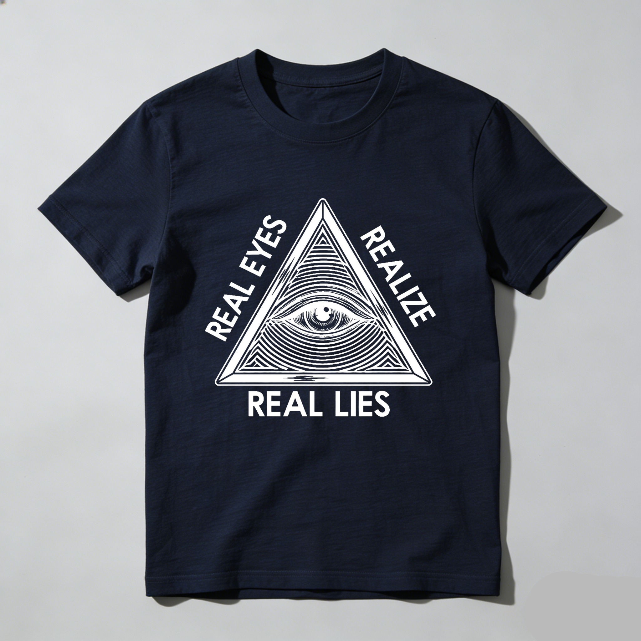 Dorawear™ Real Eyes Realize Real Lies Pyramid Eye T Shirt
