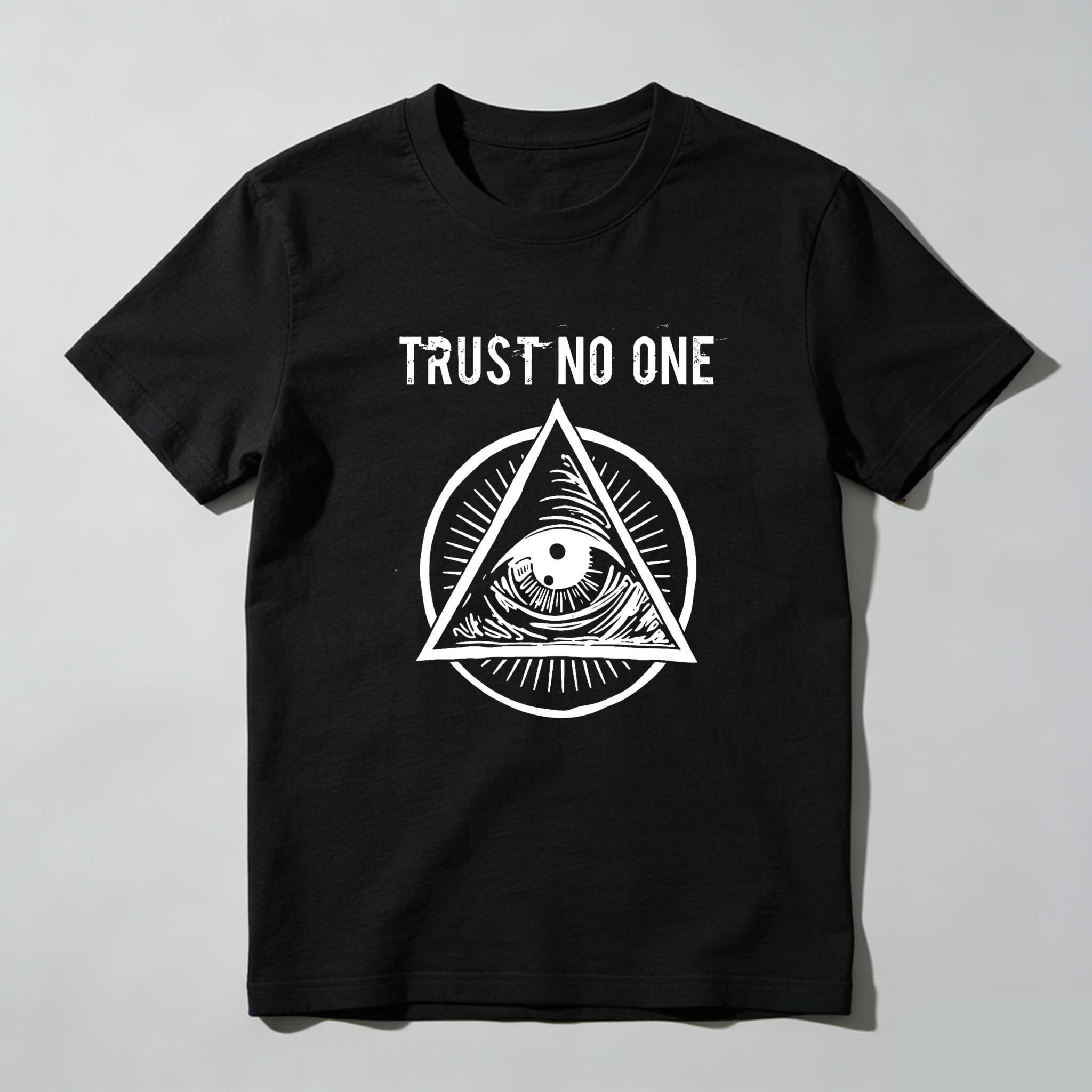 Dorawear™Trust No One Eye In Triangle  T Shirt