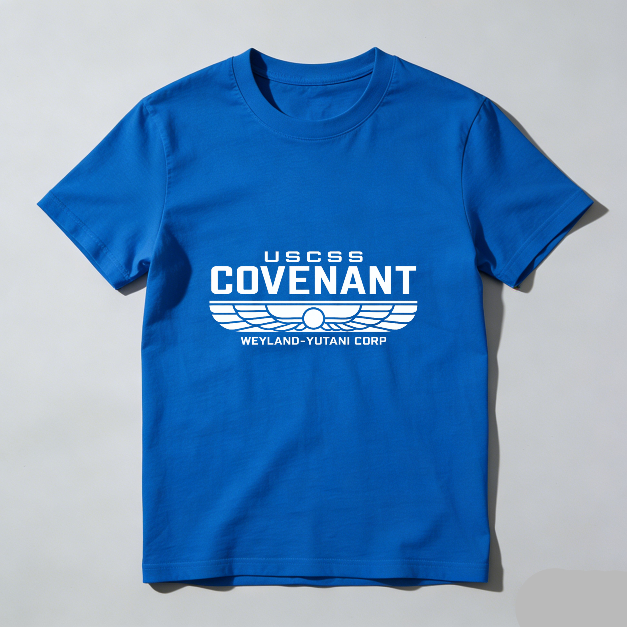 Dorawear™ Ussss Covenant Weyland Yutani Corp Pure Cotton Short Sleeve T Shirt-Dorawear