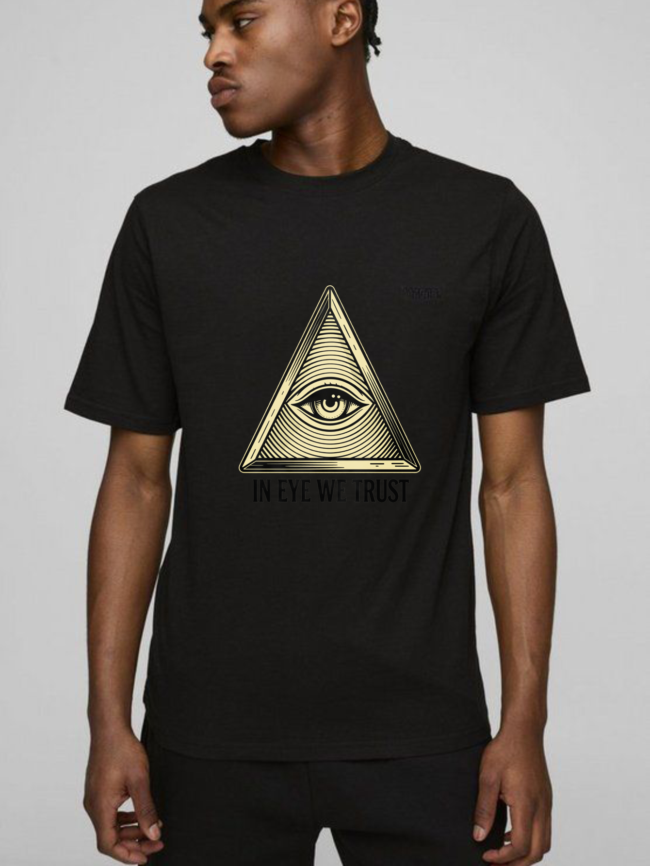 Dorawear™Eye In Triangle With Gold Outline  T Shirt