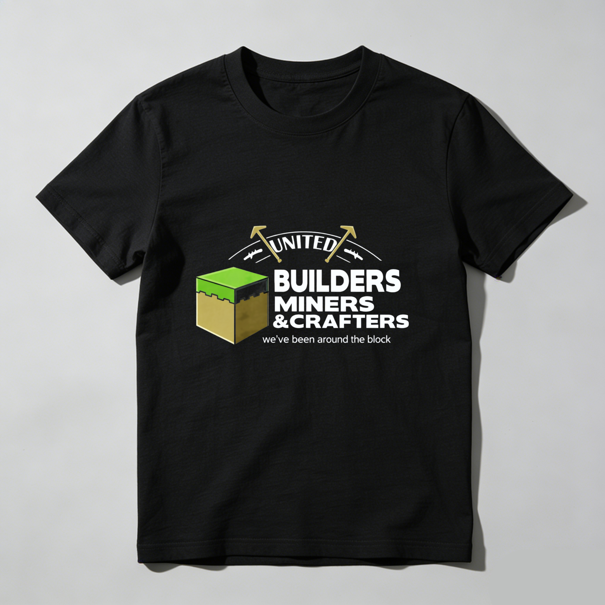 Dorawear™ United Builders Miners Crafters Pure Cotton Short Sleeve T Shirt-Dorawear