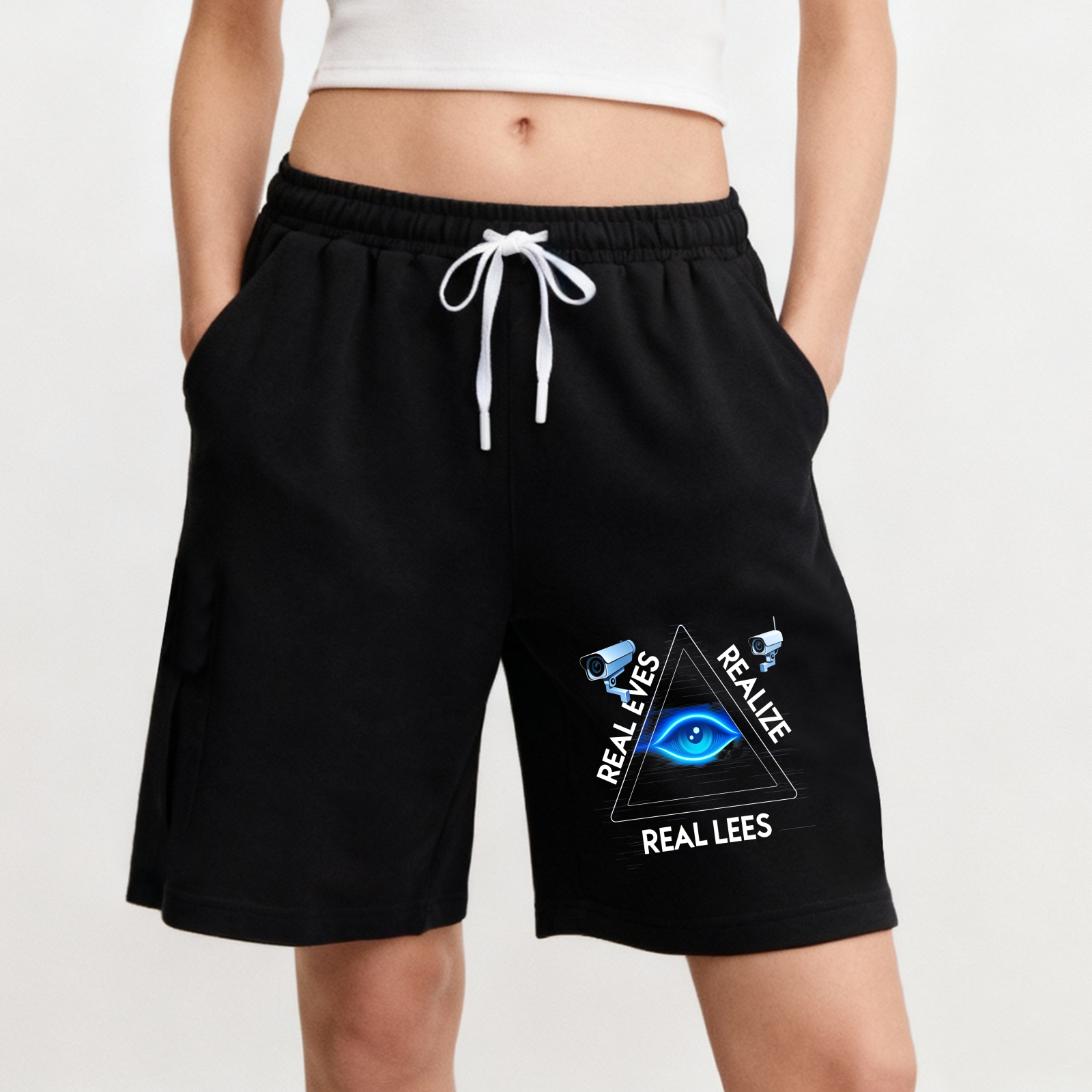 Dorawear™ Real Eyes Real Life Eye Symbol Shorts