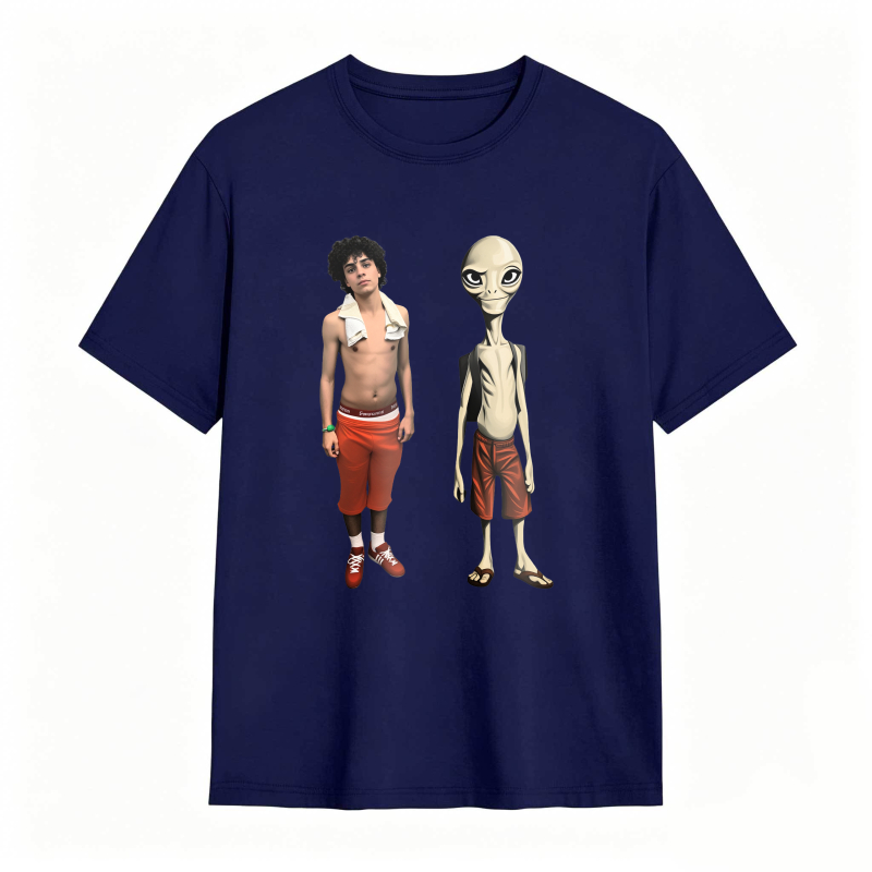 Dorawear™ Alien And Human Character Design Unisex Classic T-shirt
