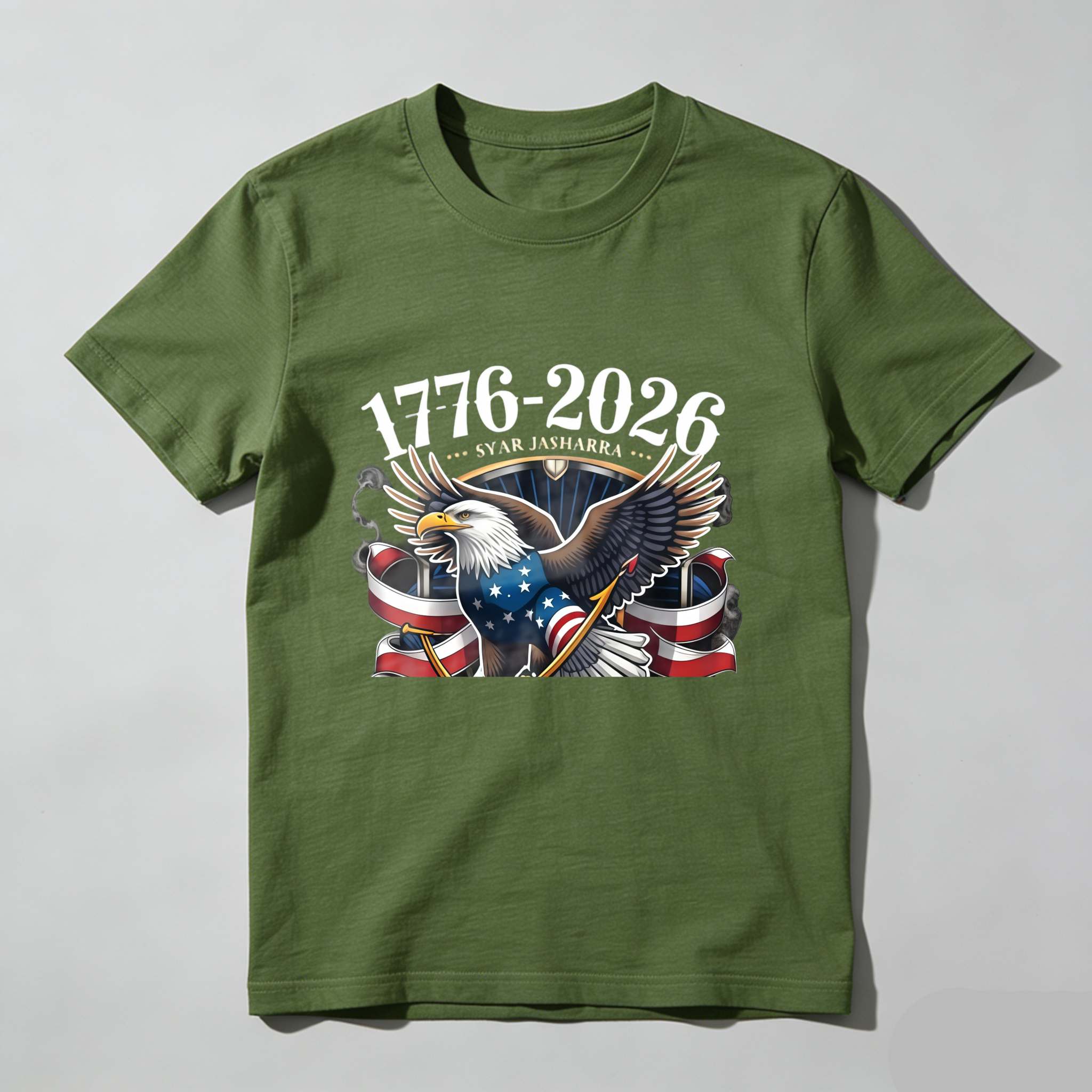 Dorawear™  Eagle Flag Stars Stripes America 1776 2026 T Shirt