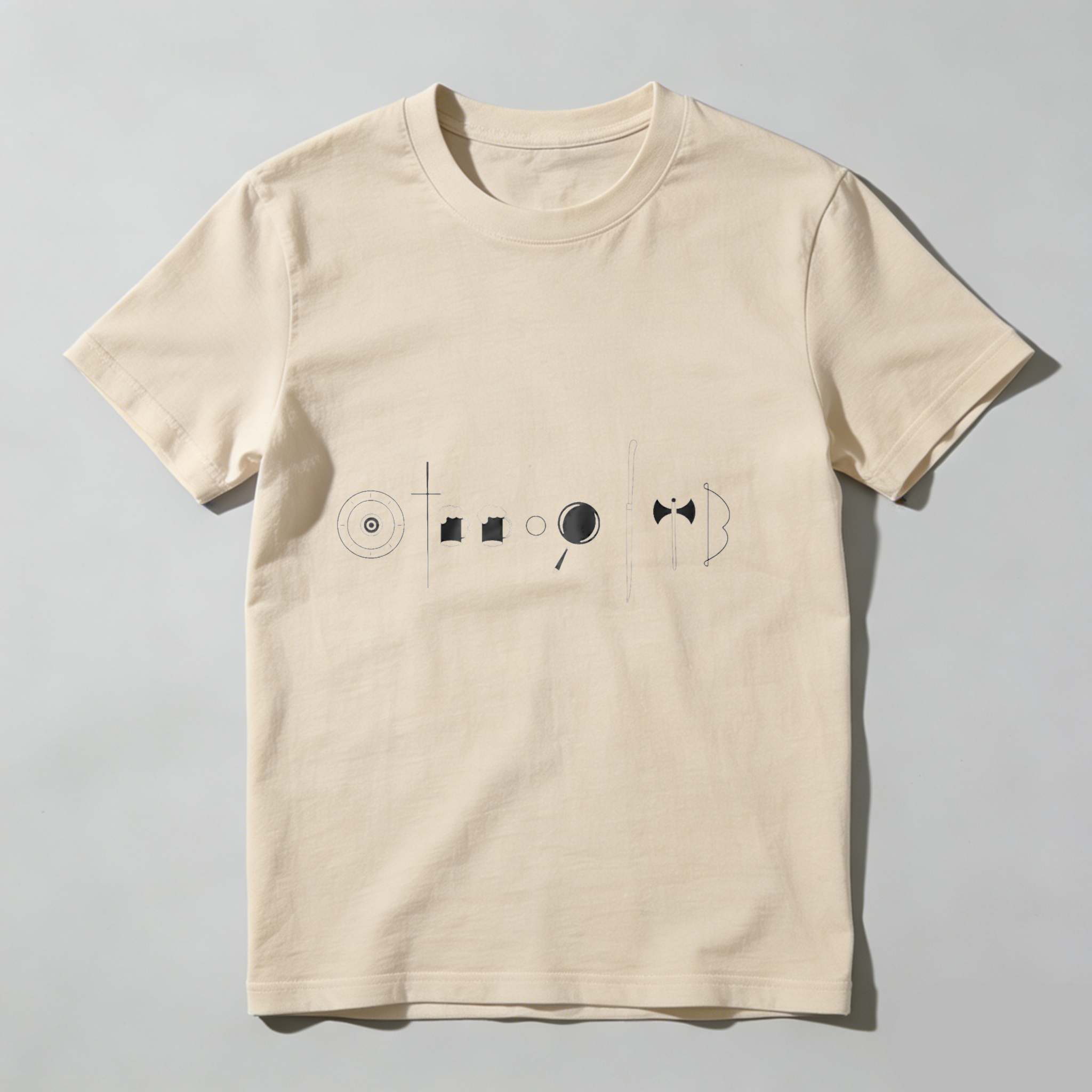 Dorawear™ Circle Plus Square Circle Dot Line Arrow Bracket T Shirt