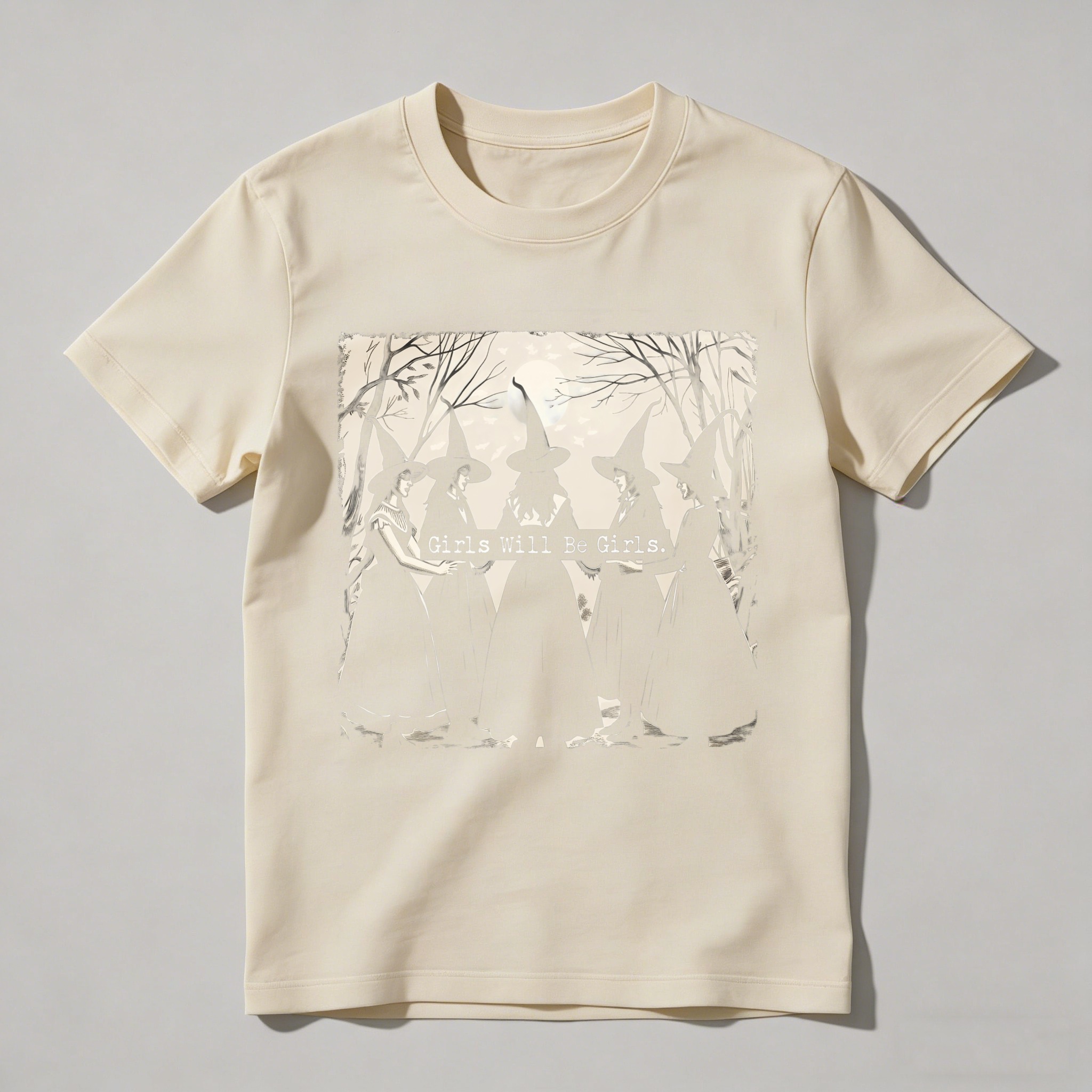 Dorawear™ Five Witches Standing In Forest Moonlight T Shirt