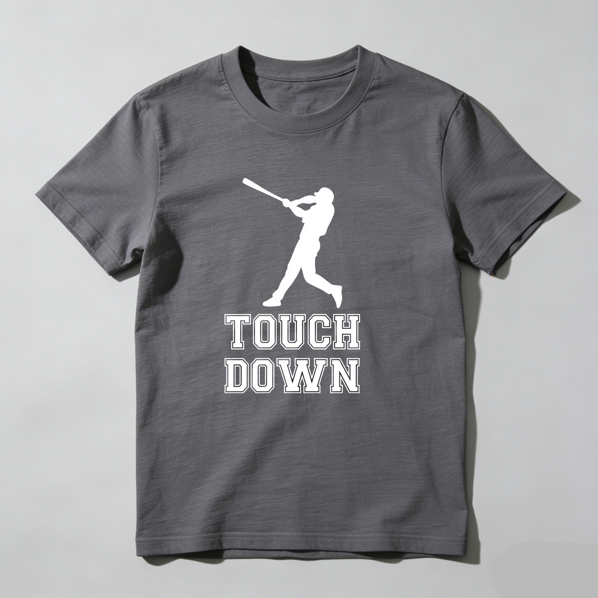 Dorawear™ Touch Down Baseball Player Silhouette  T Shirt