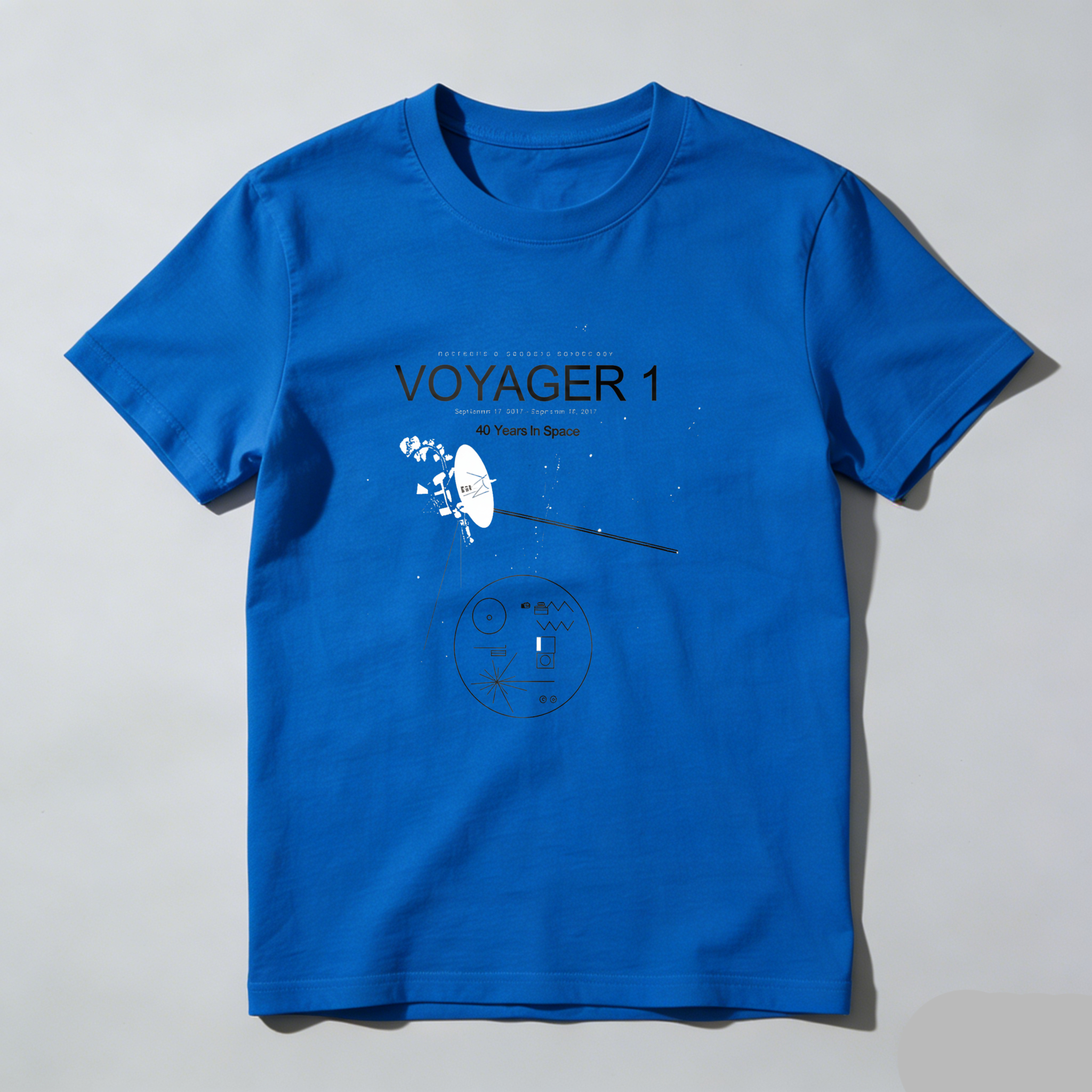 Dorawear™ Voyager One Space Probe Golden Record Design T Shirt