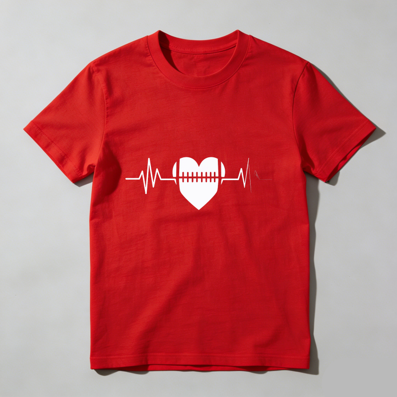 Dorawear™ Heart Beat With Stitched Design T Shirt
