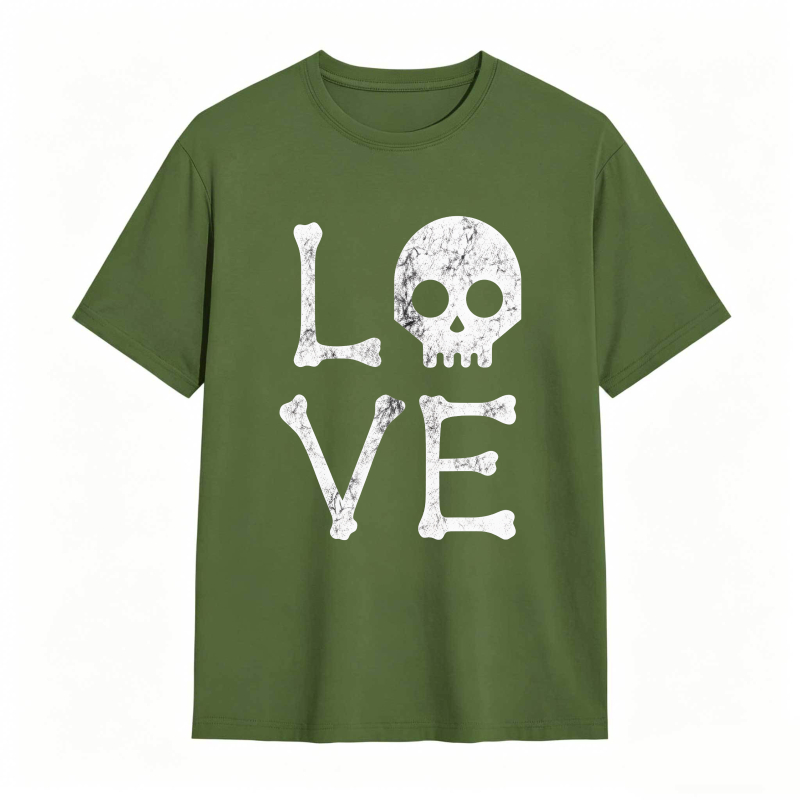 Dorawear™Love Skull Design Unisex Classic T-shirt