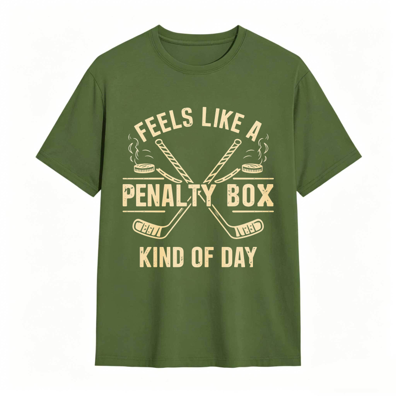Dorawear™Feels Like A Penalty Box Kind Of Day Hockey Theme Unisex Classic T-shirt