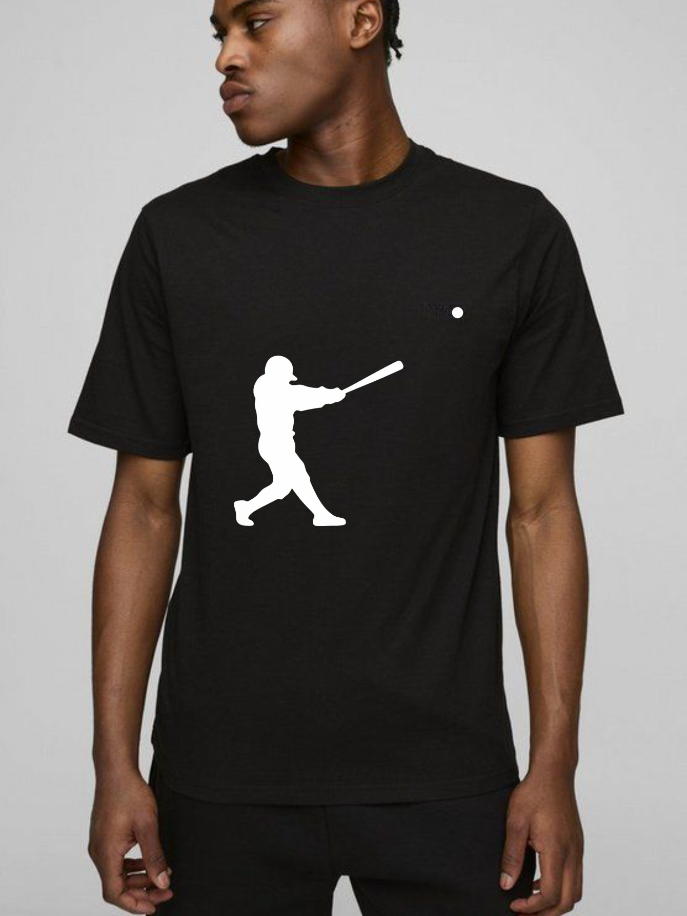 Dorawear™ Baseball Player Swinging Bat With Ball  T Shirt