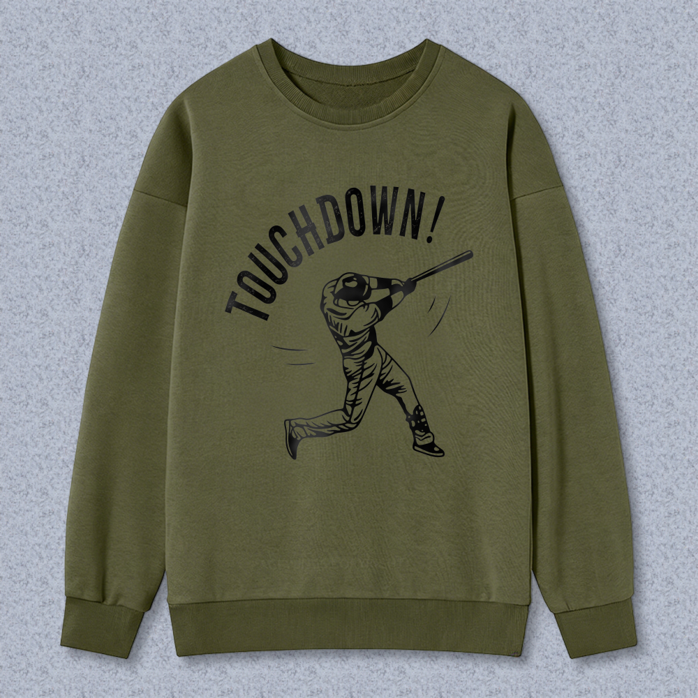 Dorawear™ Touchdown Baseball Player Graphic Unisex Classic Sweatshirt