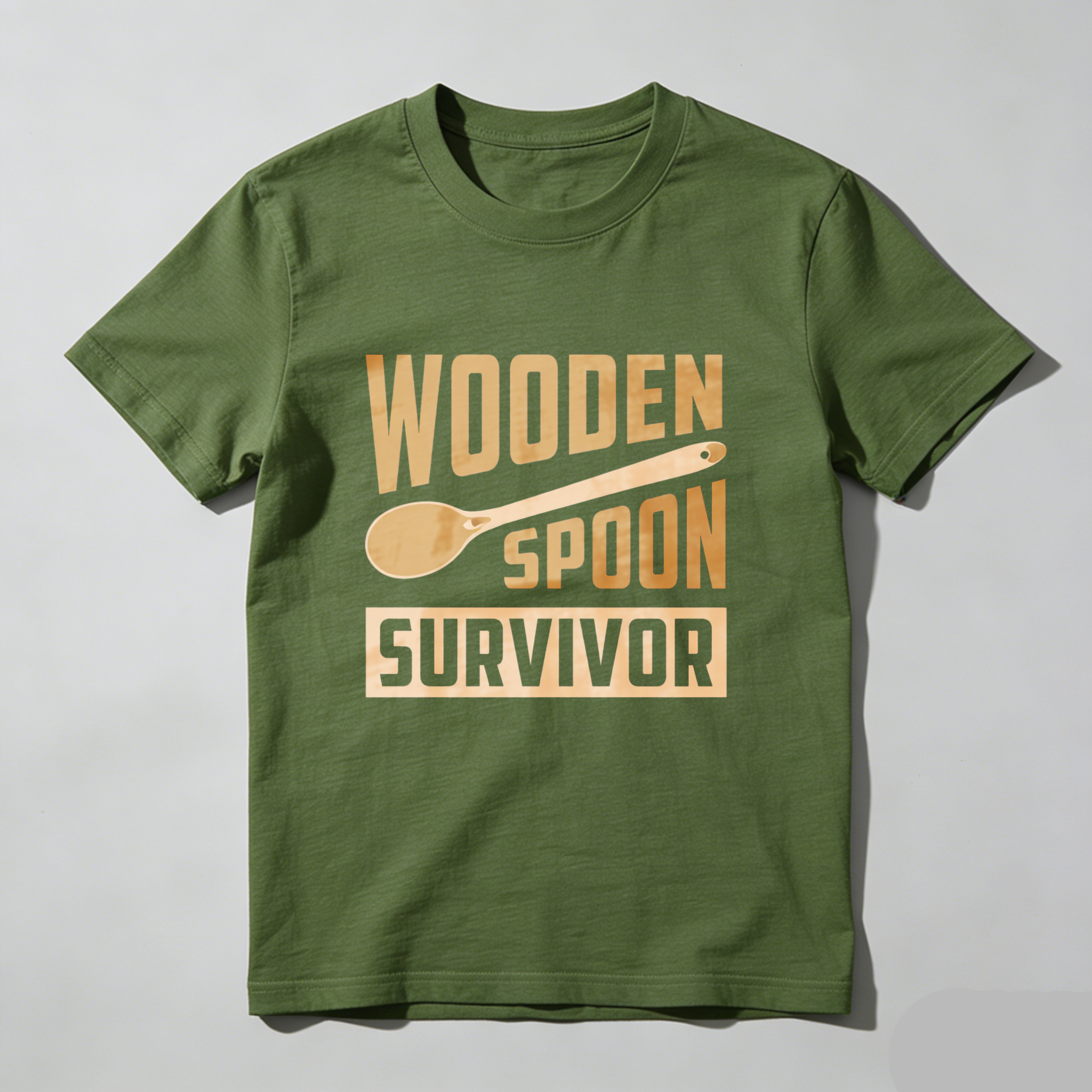Dorawear™ Wooden Spoon Survivor Pure Cotton Short Sleeve T Shirt-Dorawear