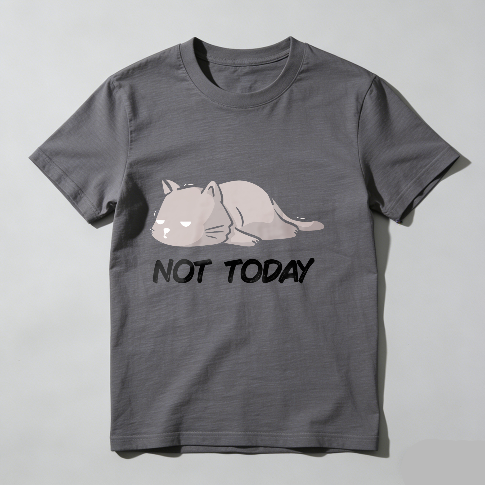Dorawear™ Cat Lying Down Not Today T Shirt
