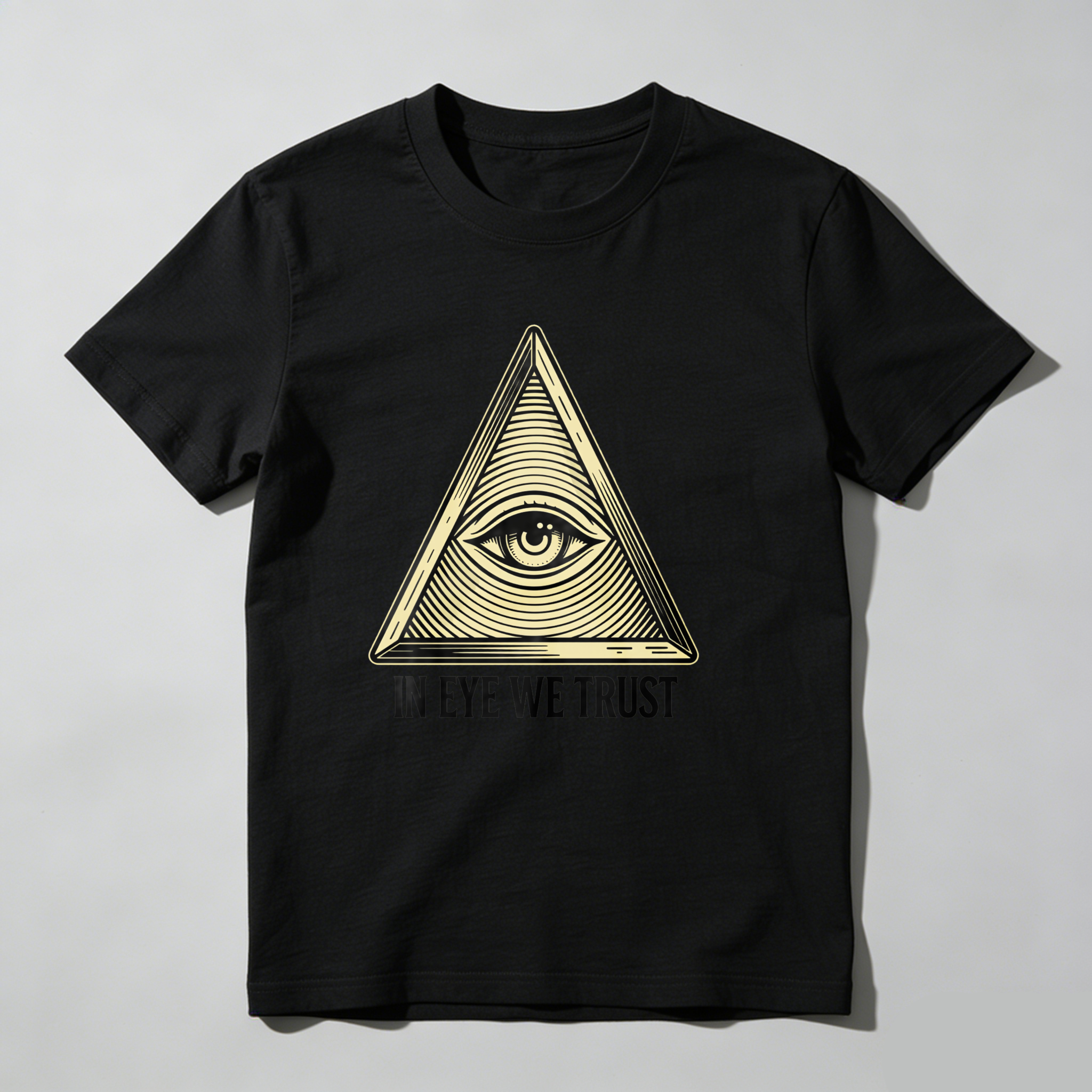 Dorawear™Eye In Triangle With Gold Outline  T Shirt