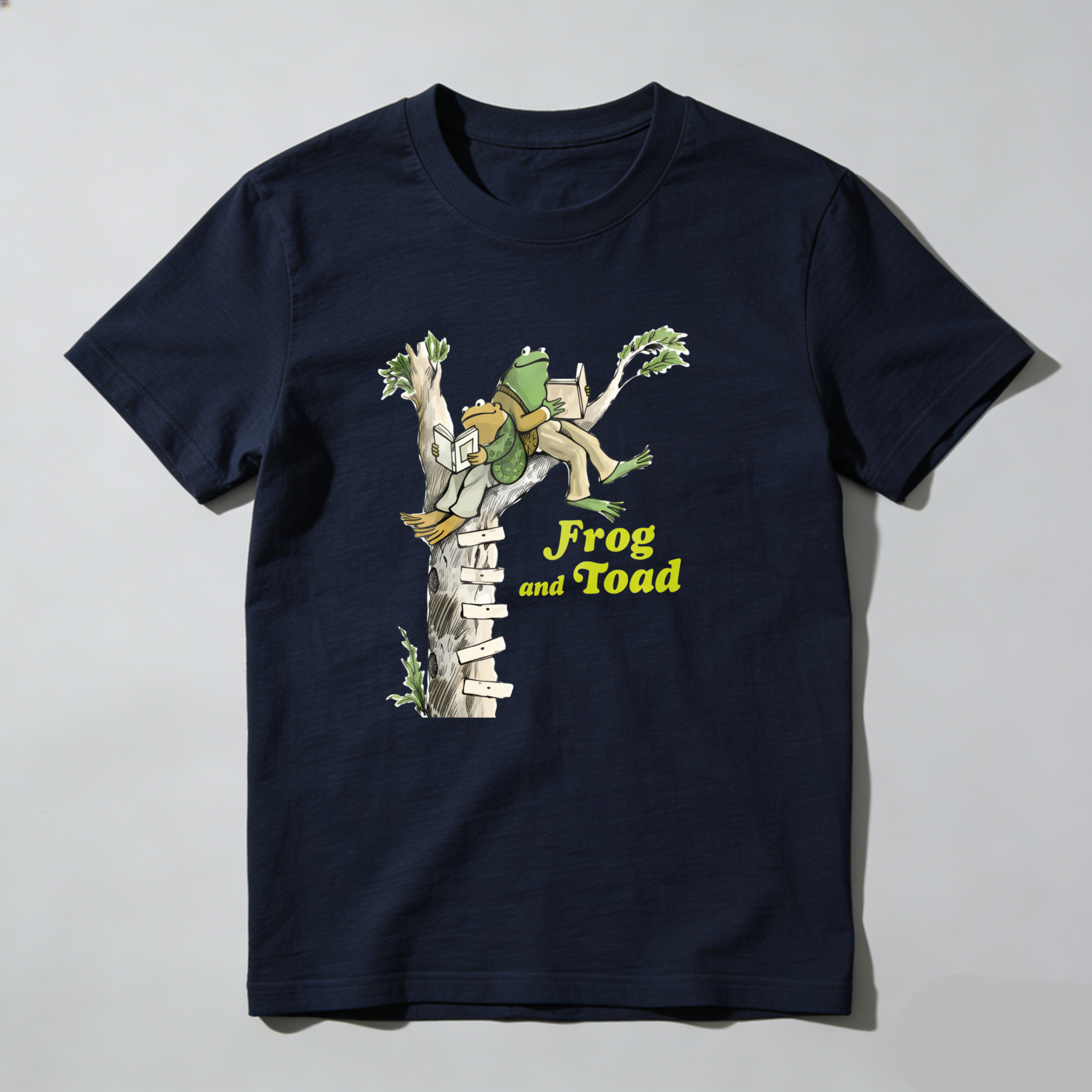 Dorawear Frog And Toad On Tree Trunk T Shirt
