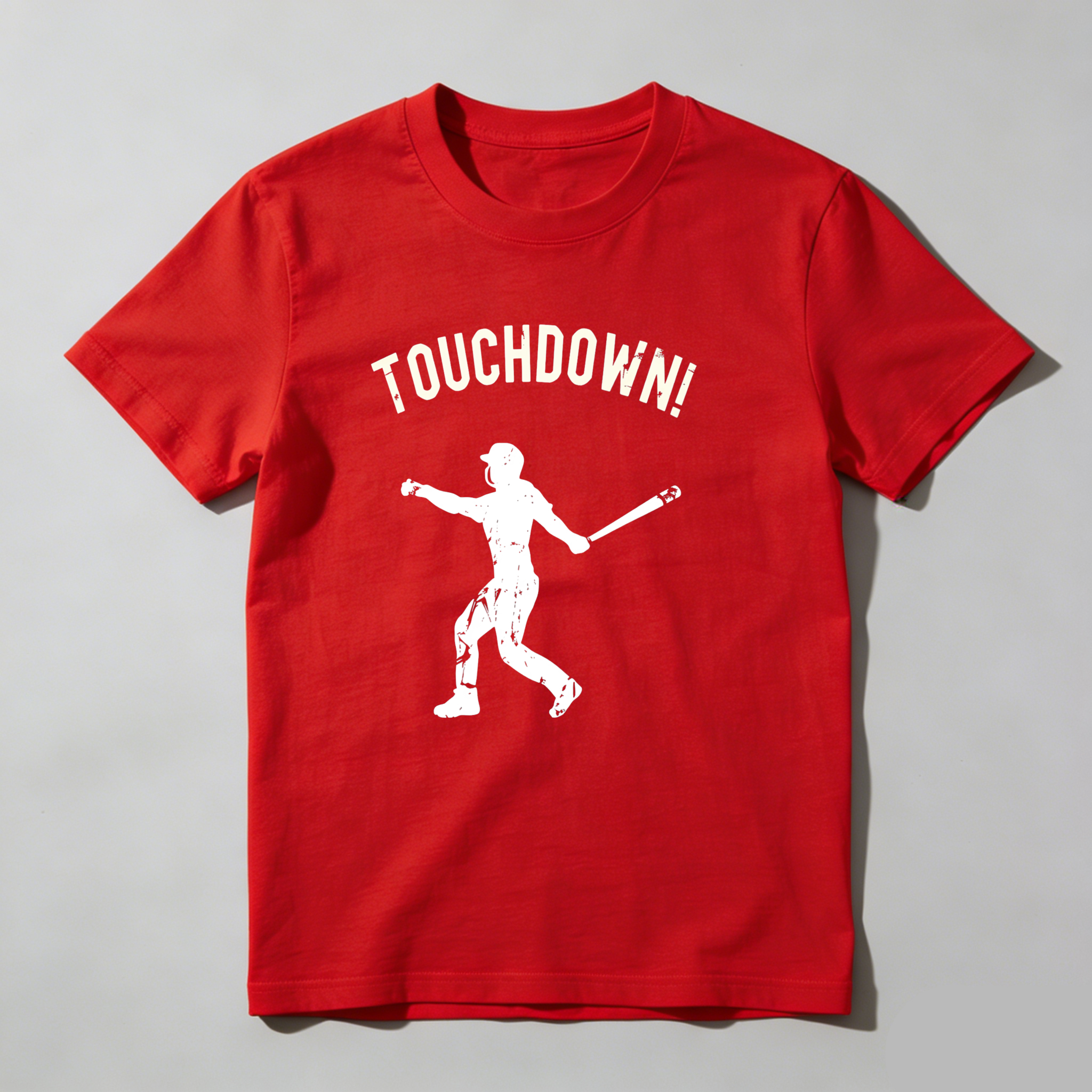Dorawear™ Touchdown Player Baseball Bat Action Pose  T Shirt