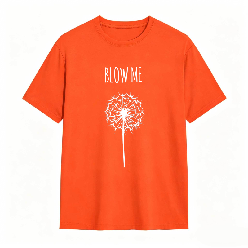 Dorawear™ Dandelion Blow Me Text Design Unisex Classic T-shirt