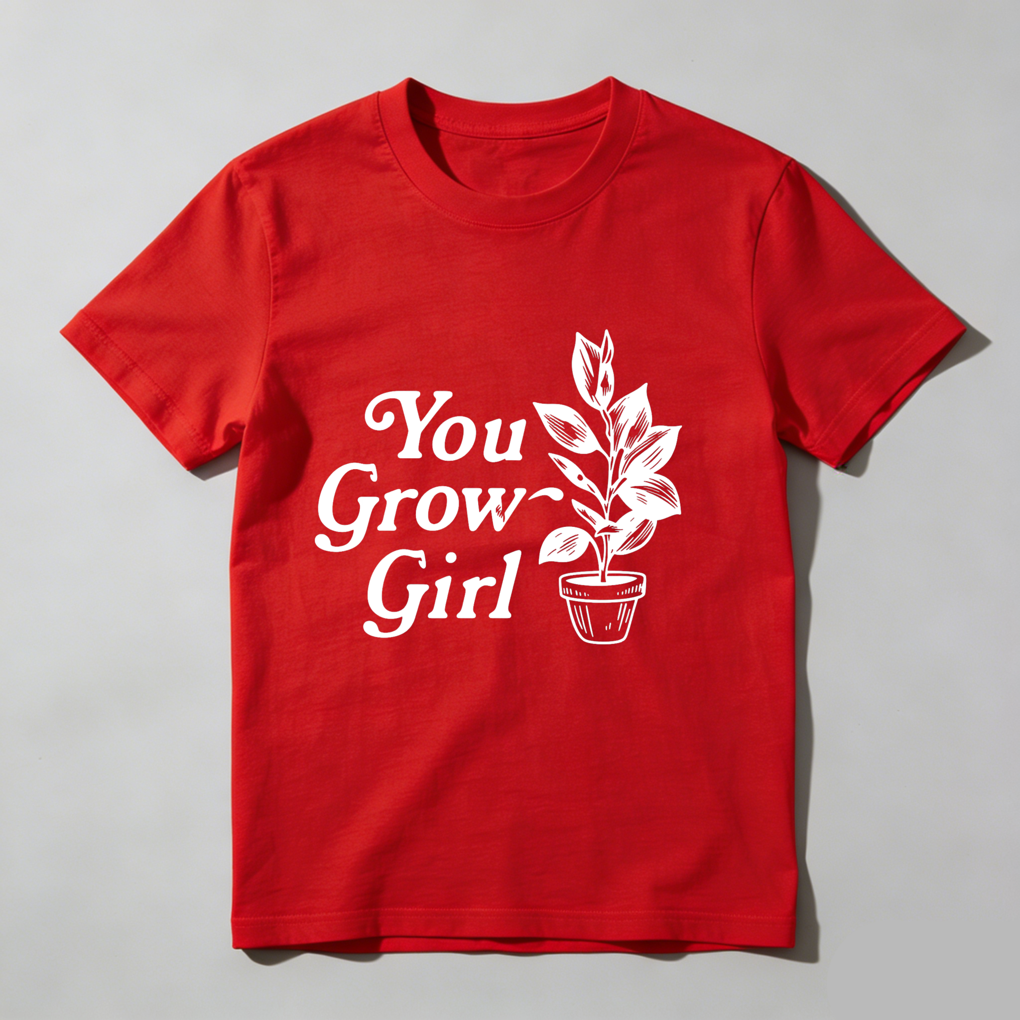 Dorawear™ You Grow Girl Plant Design T Shirt