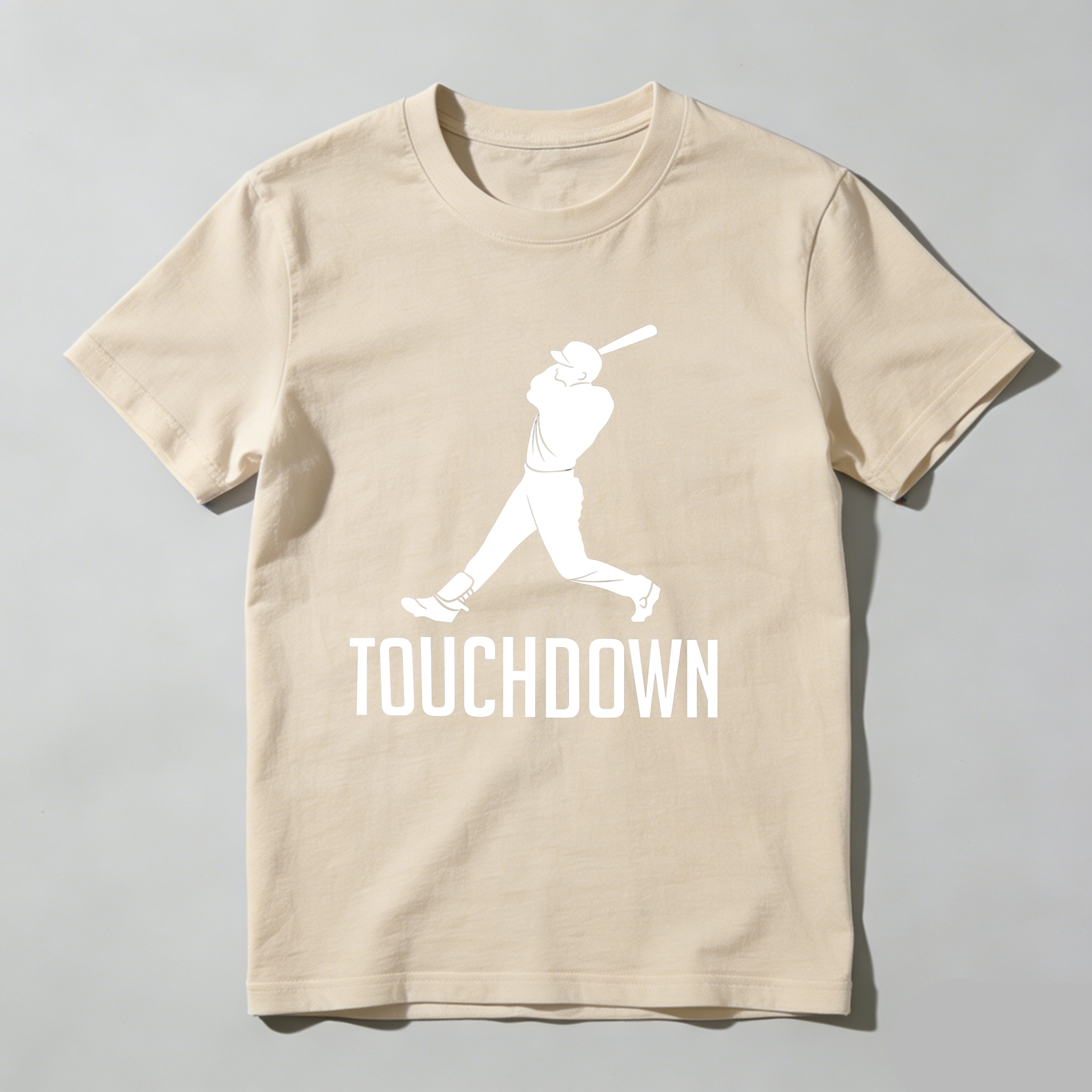 Dorawear™ Baseball Player Swinging Bat Touchdown  T Shirt