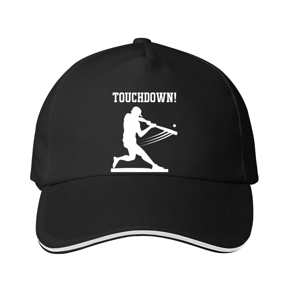 Dorawear™ Baseball Cap Touchdown Lacrosse Player Silhouette Sports Game
