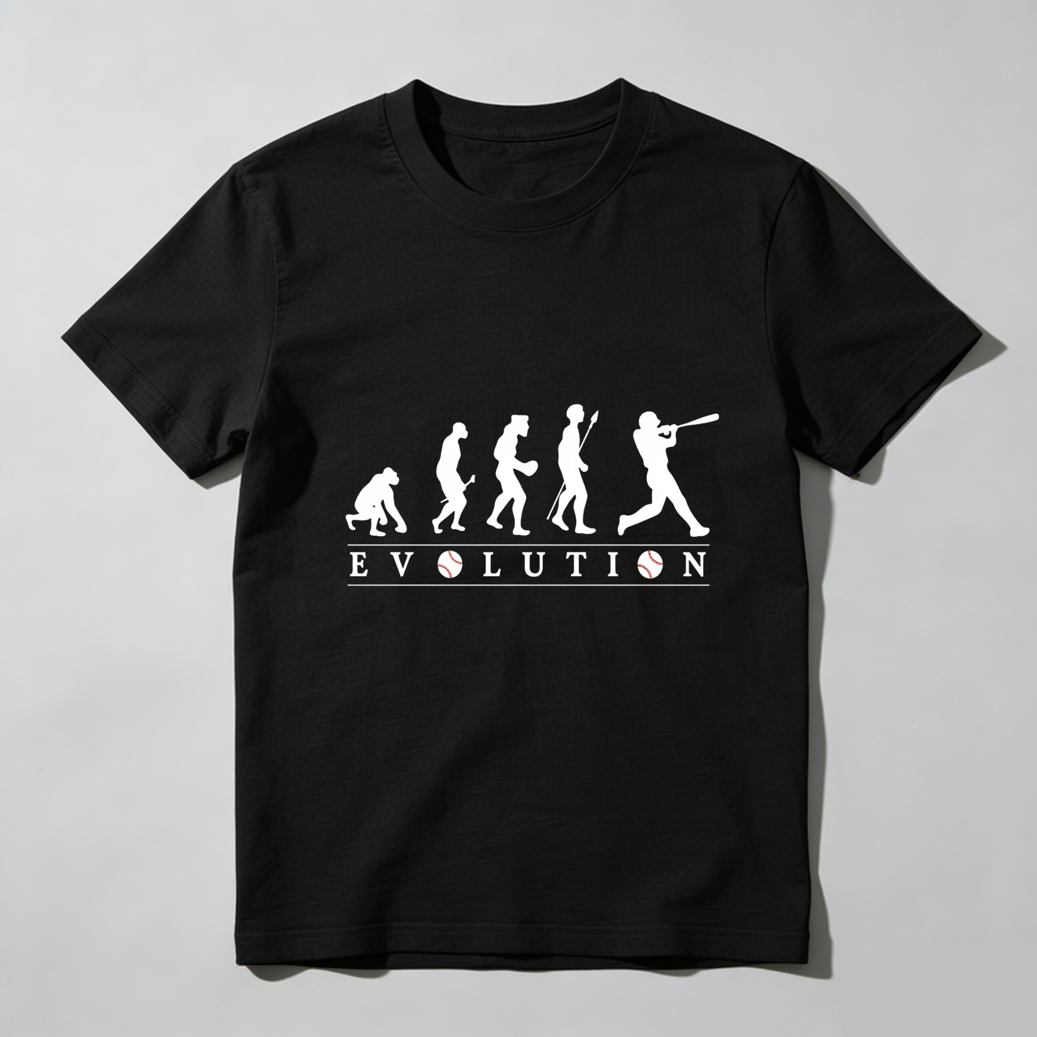 Dorawear™ Evolution Of Baseball Player  T Shirt