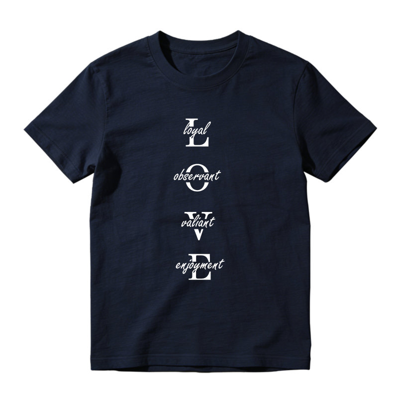 Dorawear™ Love Acrostic Loyal Observant Valiant Engagement Unisex Classic T-shirt