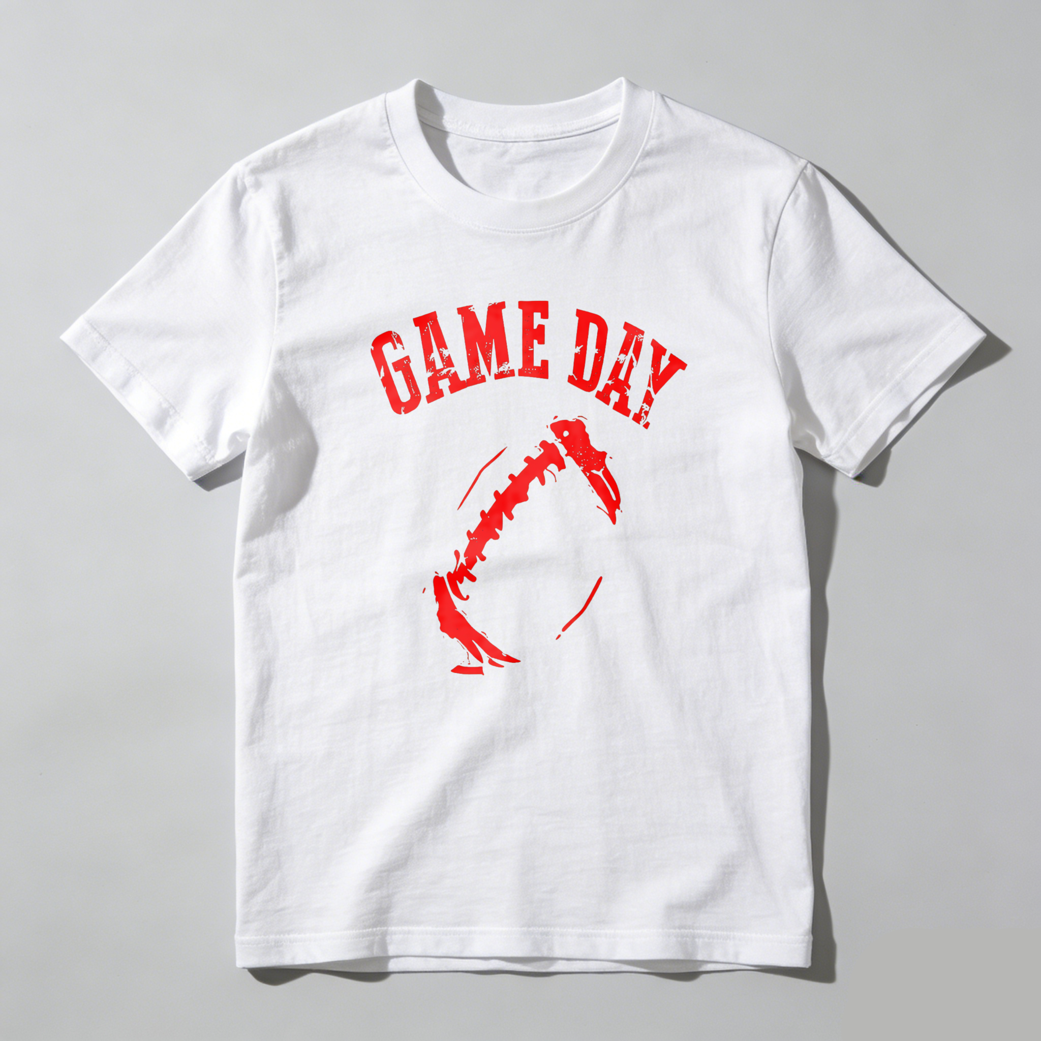 Dorawear™ Game Day Football Design Print  T Shirt-Dorawear
