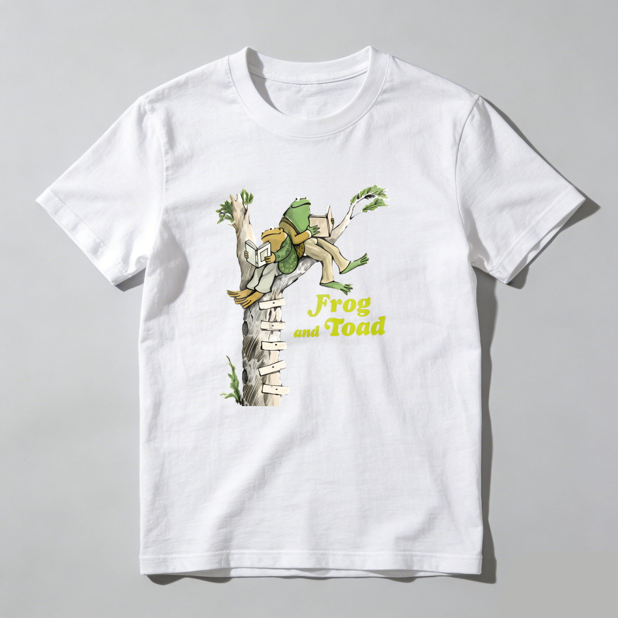 Dorawear Frog And Toad On Tree Trunk T Shirt