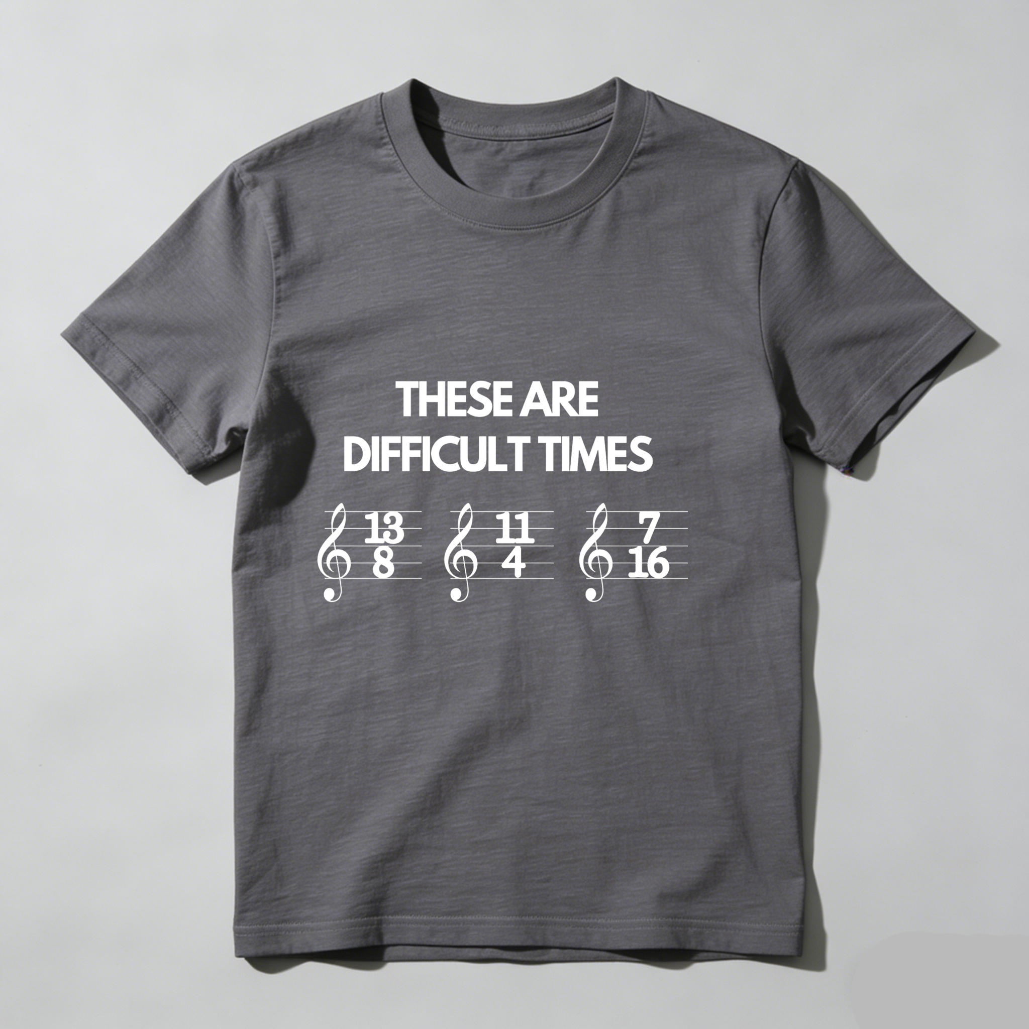 Dorawear™ These Are Difficult Times Music Notation T Shirt