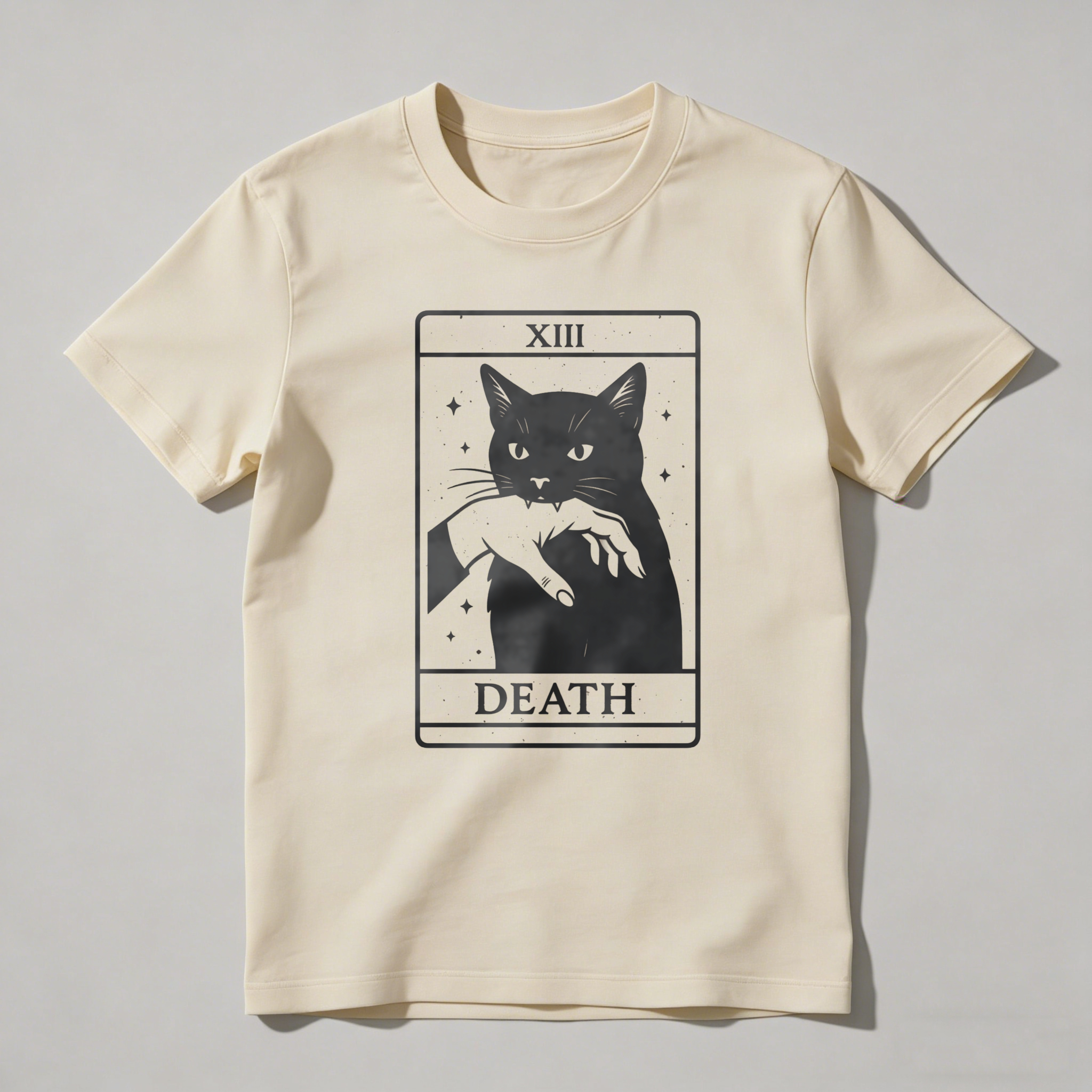 Dorawear™ Cat With Scythe Death Tarot Card T Shirt