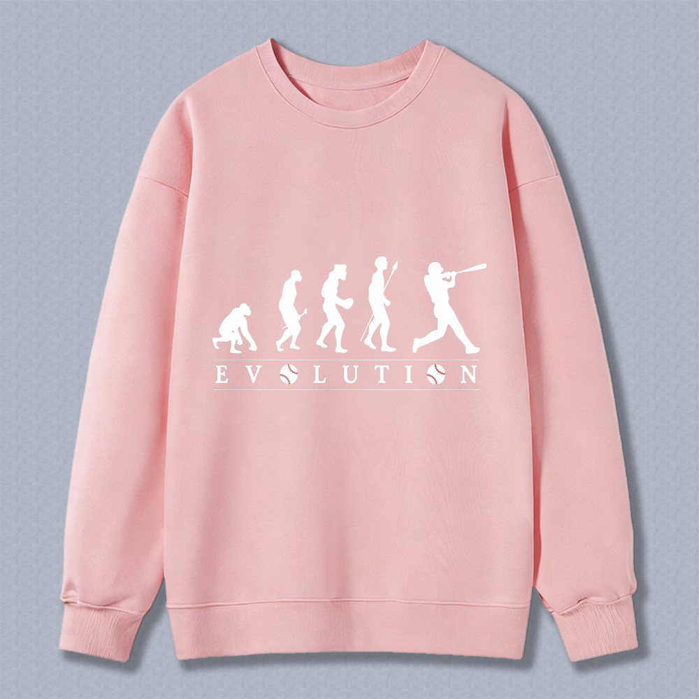 Dorawear™ Evolution Baseball Player Design Unisex Classic Sweatshirt