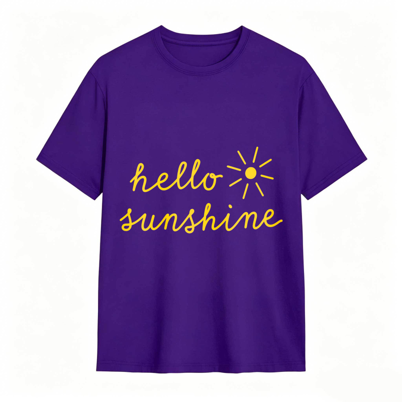 Dorawear™Hello Sunshine With Sun Icon Unisex Classic T-shirt