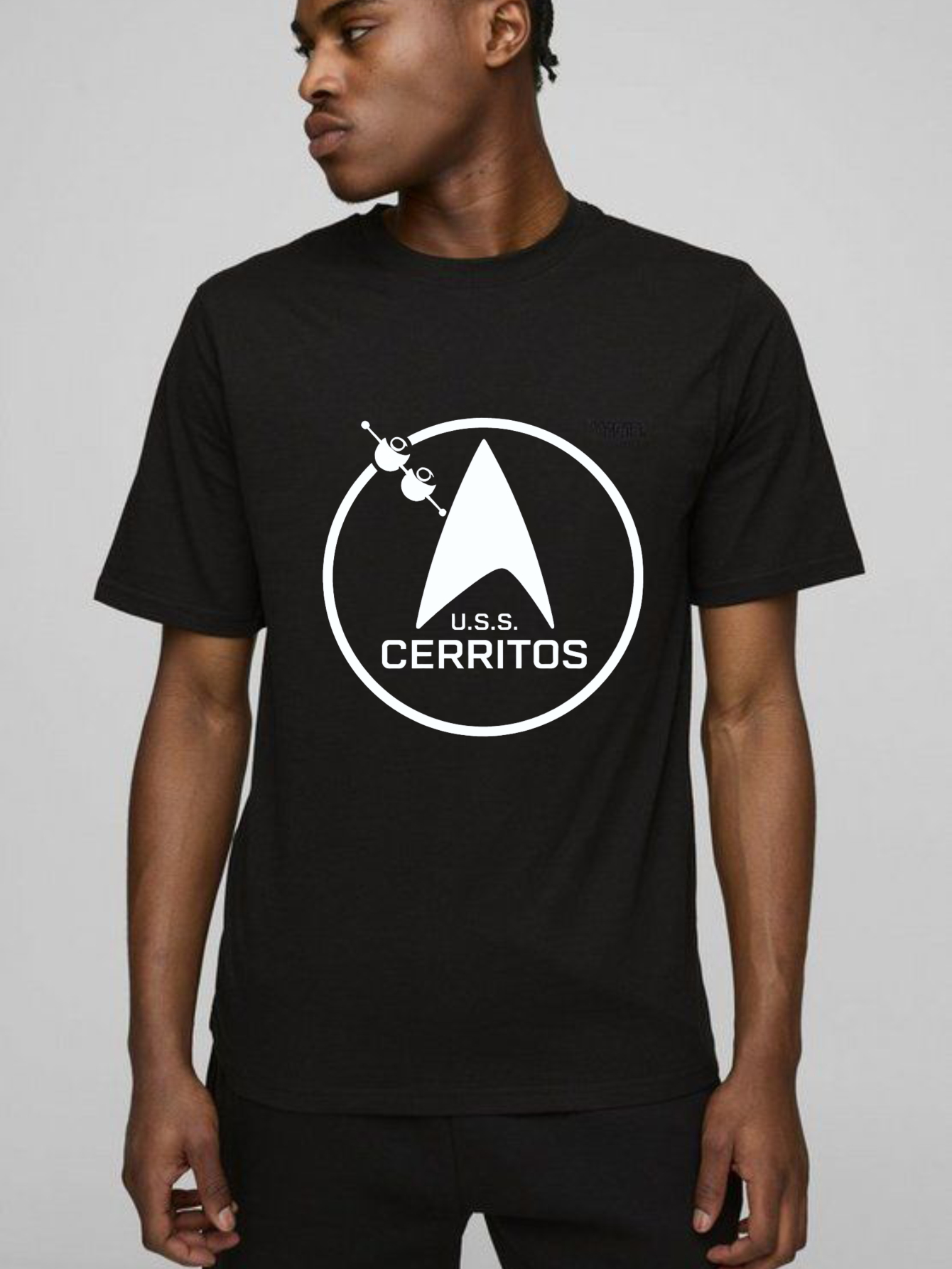 Dorawear™ Uss Cerritos Starfleet Logo Pure Cotton Short Sleeve T Shirt-Dorawear