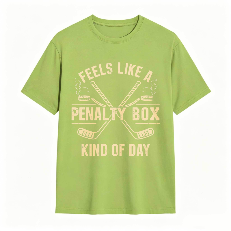 Dorawear™Feels Like A Penalty Box Kind Of Day Hockey Theme Unisex Classic T-shirt