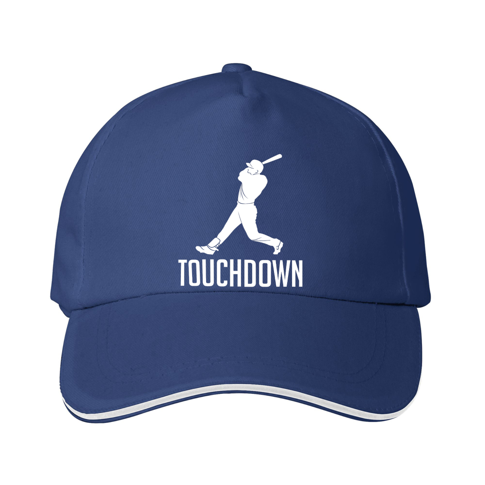 Dorawear™ Baseball Cap Baseball Player Touchdown Text Sports Game