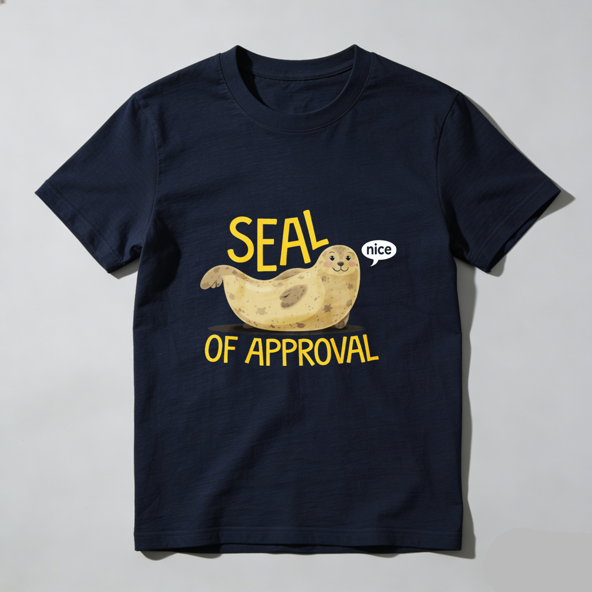 Dorawear™ Seal Of Approval Nice Pure Cotton Short Sleeve T Shirt-Dorawear