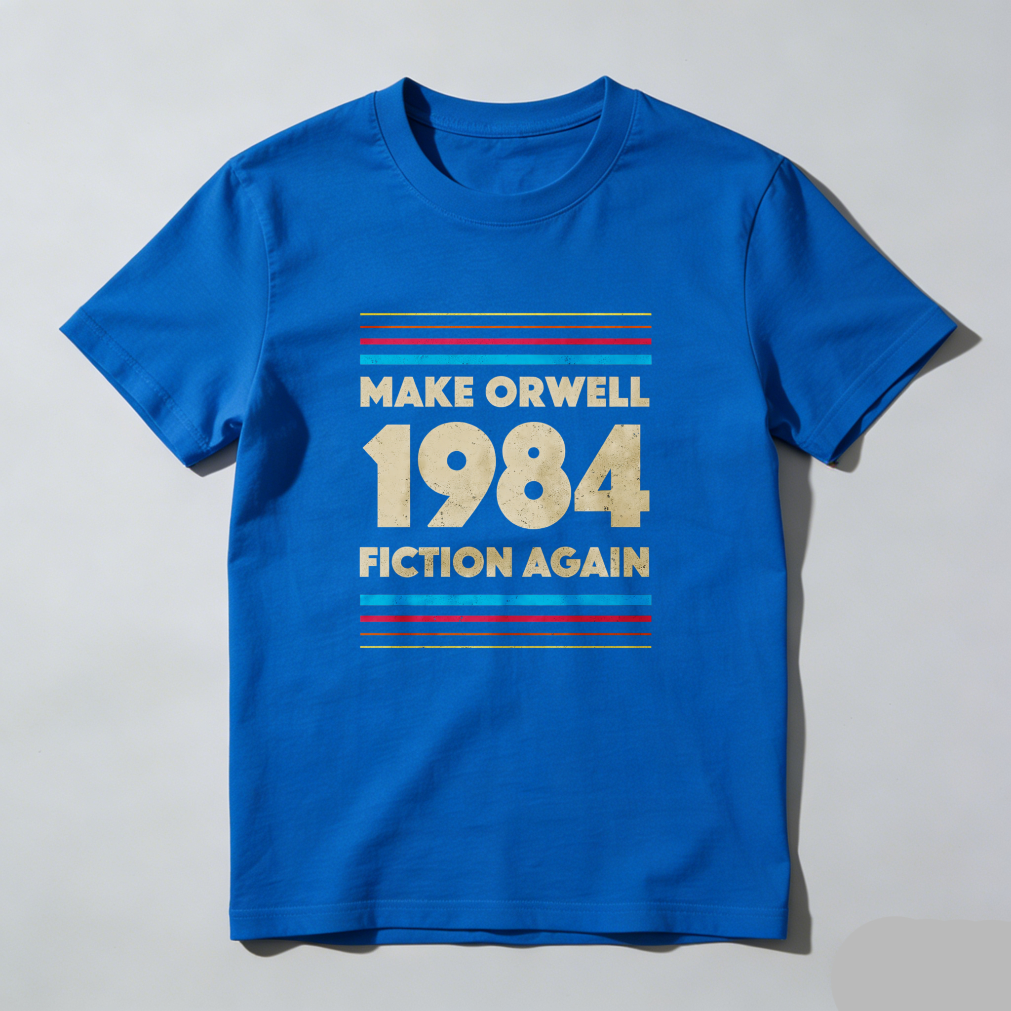 Dorawear™ Make Orwell 1984 Fiction Again Pure Cotton Short Sleeve T Shirt-Dorawear