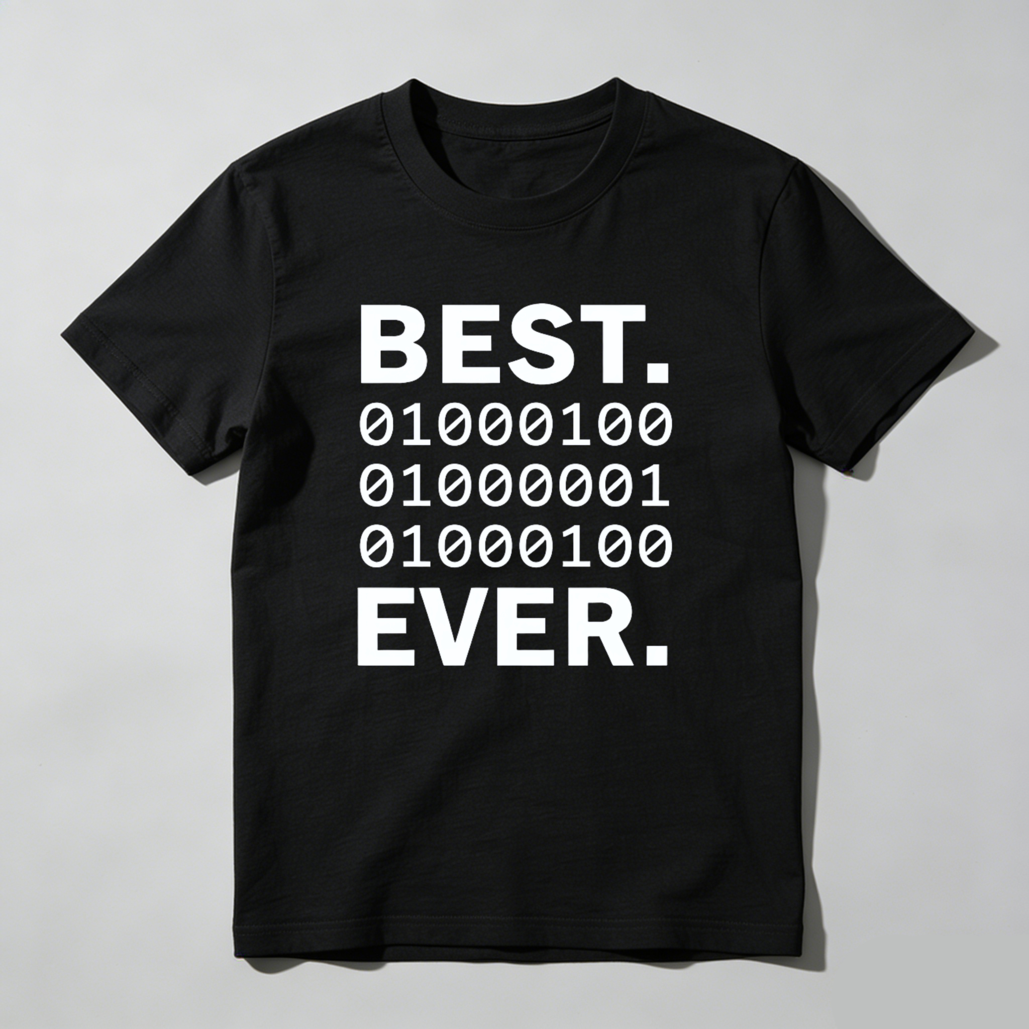 Dorawear™ Best Binary Code Ever Pure Cotton Short Sleeve T Shirt-Dorawear