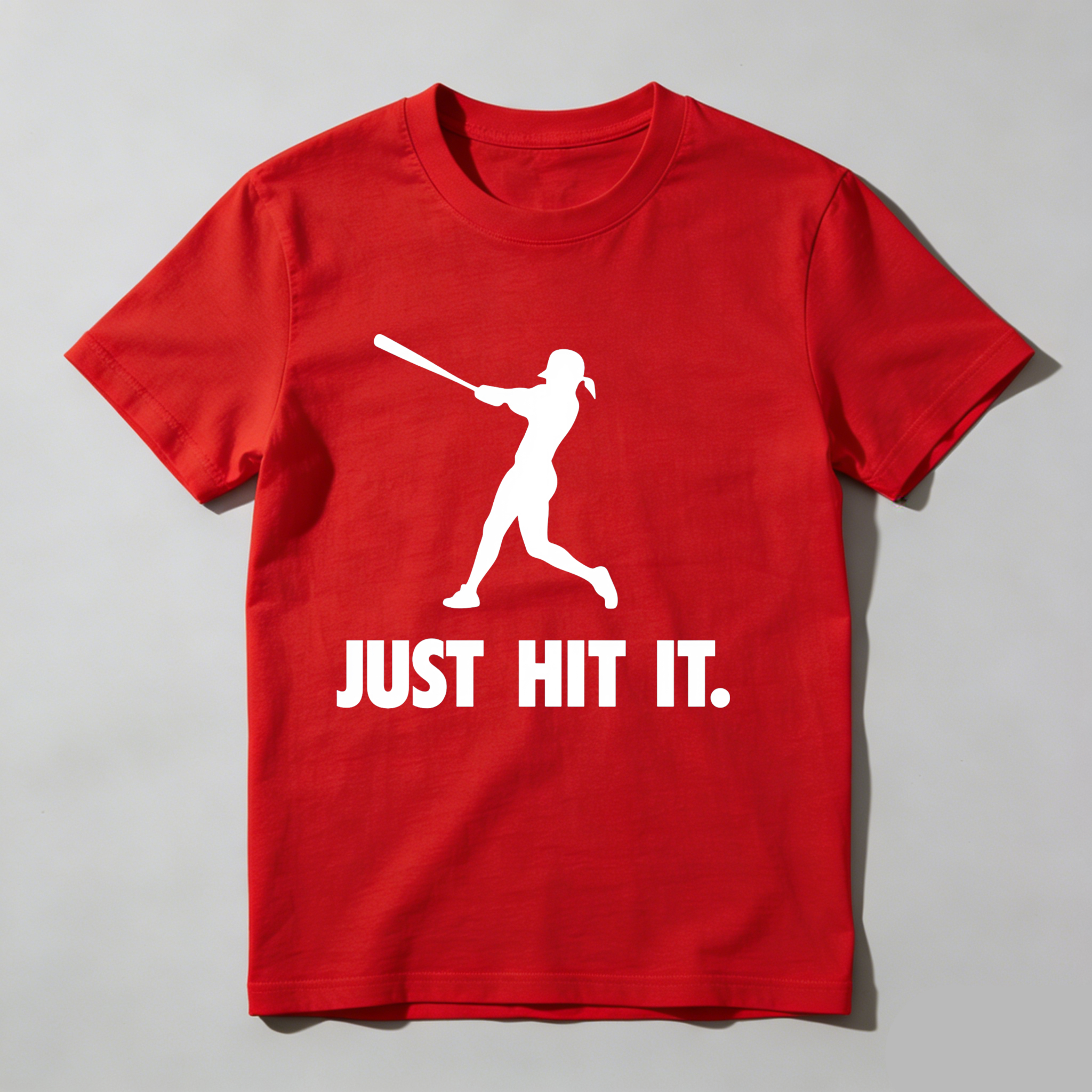 Dorawear™ Just Hit It Batting Silhouette Design  T Shirt