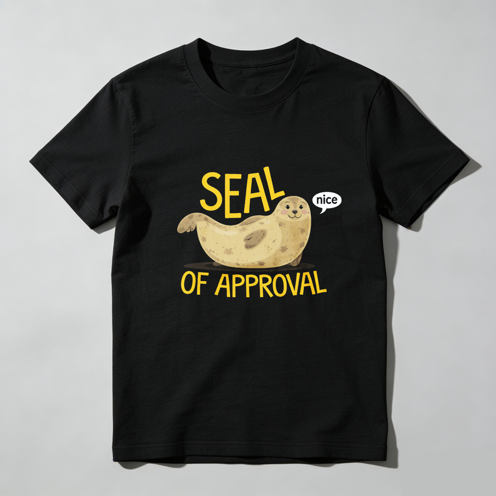 Dorawear™ Seal Of Approval Nice Pure Cotton Short Sleeve T Shirt-Dorawear