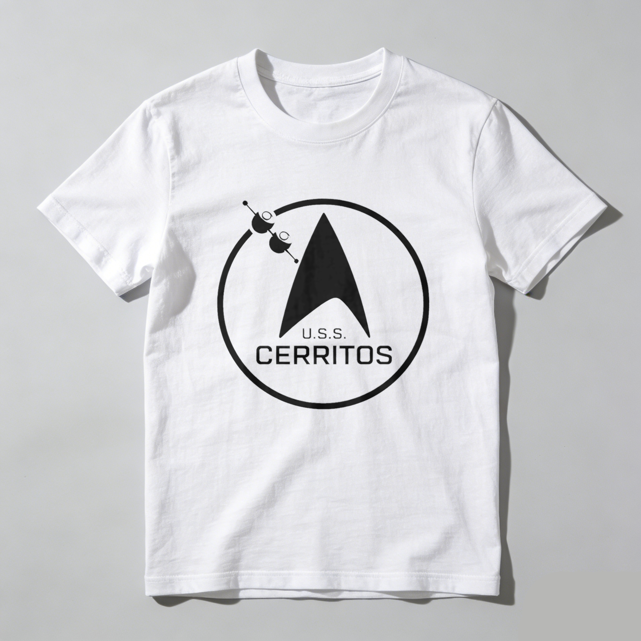 Dorawear™ Uss Cerritos Starfleet Logo Pure Cotton Short Sleeve T Shirt-Dorawear