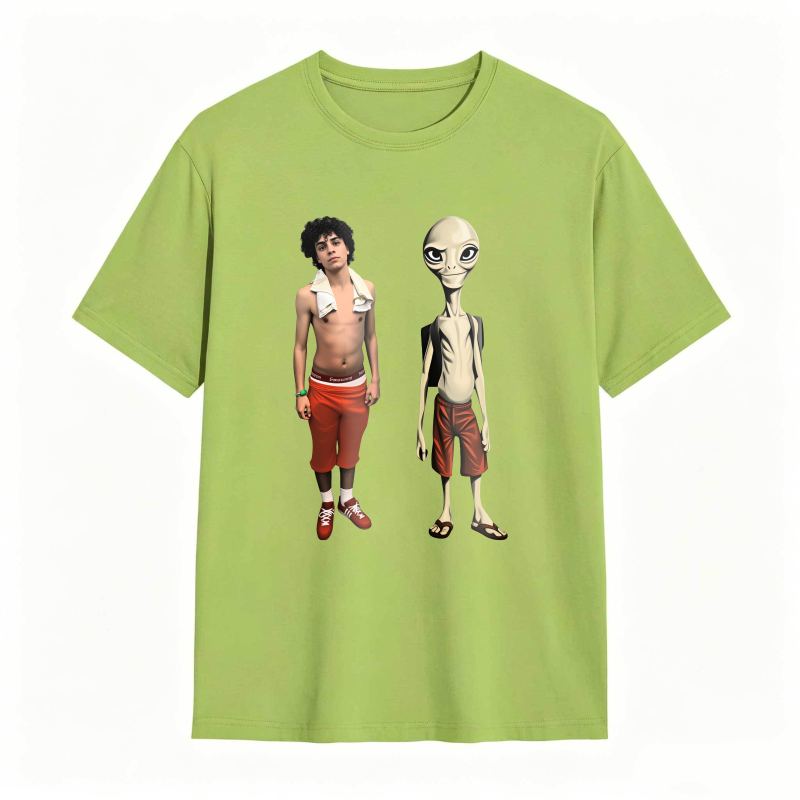 Dorawear™ Alien And Human Character Design Unisex Classic T-shirt