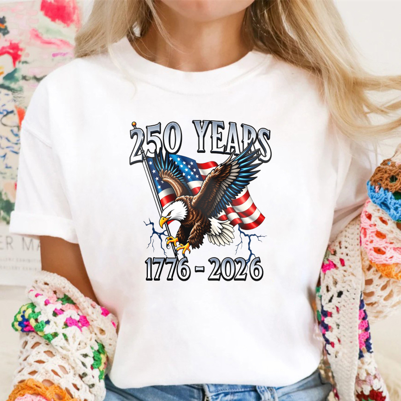 250 Years American Eagle Flag 1776 2026 Unisex Classic T-shirt