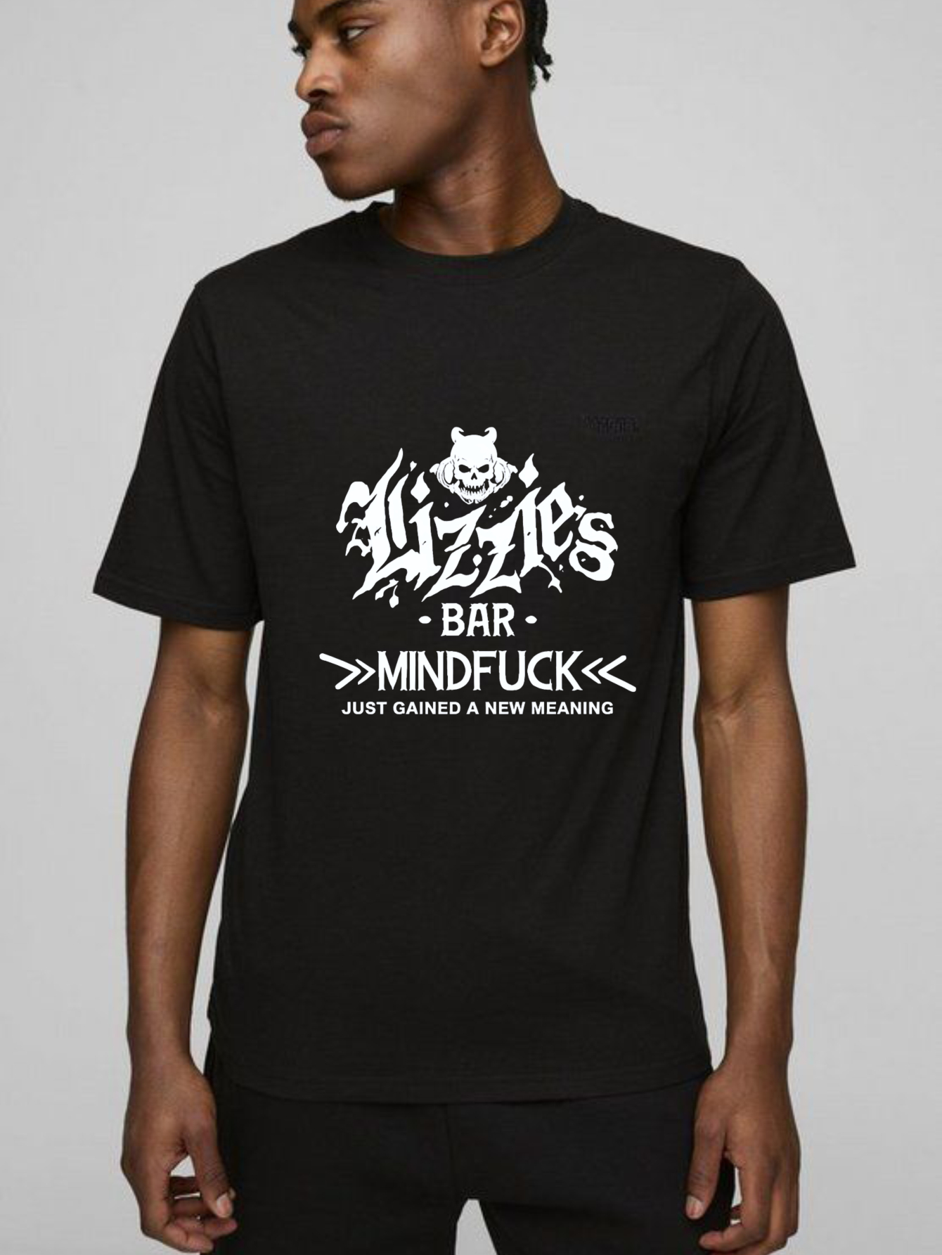 Dorawear™ Lizards Bar Mindfuck Just Gained A New Meaning Pure Cotton Short Sleeve T Shirt-Dorawear