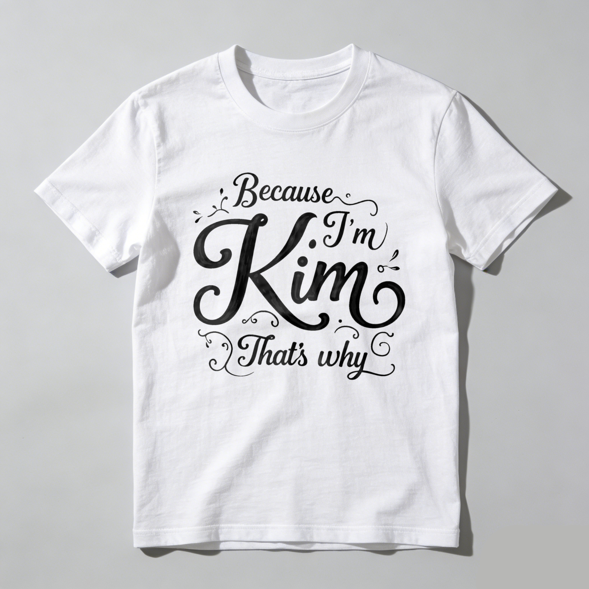 Dorawear™  Because I'm Kim That's Why T Shirt